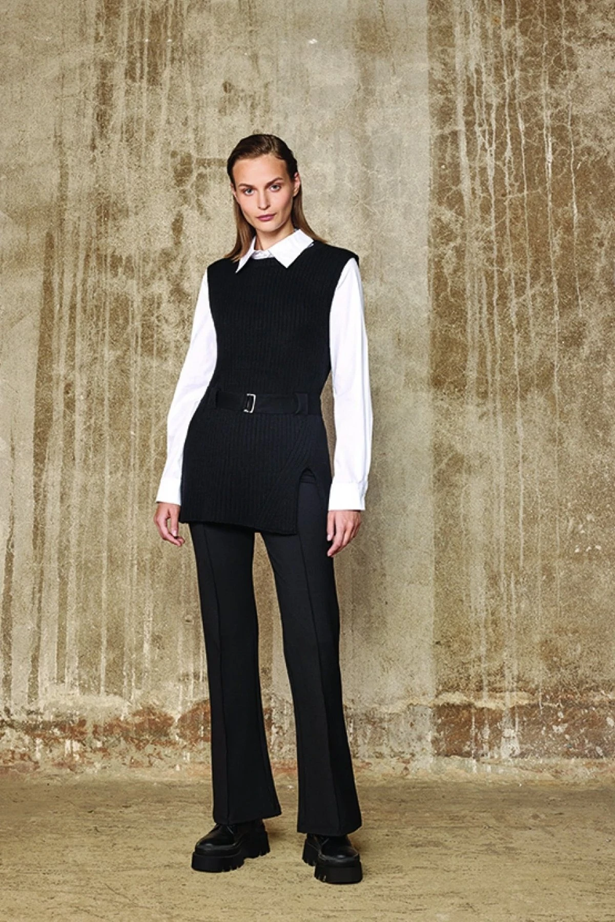 UNIQUE UW251047 YIRTMAÇ DETAYLI TRİKO