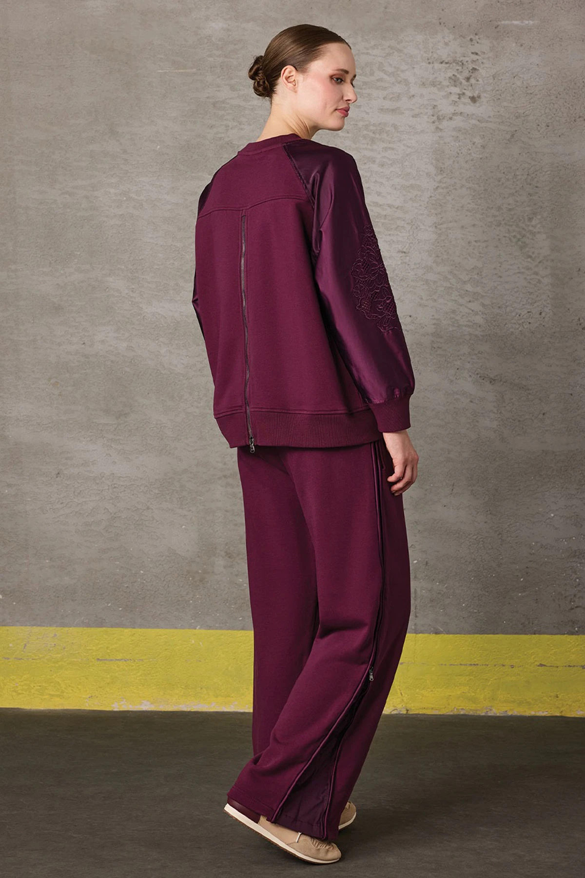 UNIUQE UW264101 YANI ŞERİTLİ EŞOFMAN ALTI