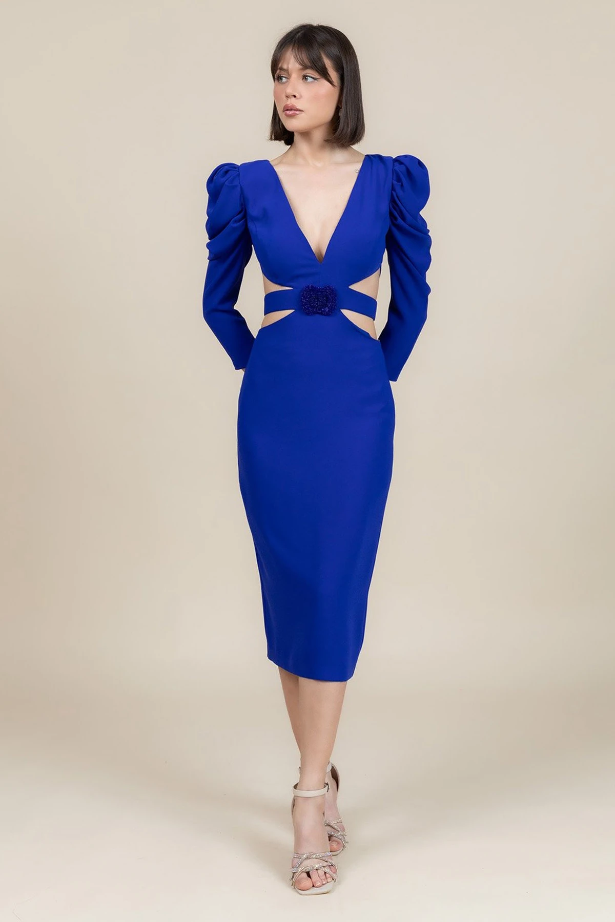 ALFABETA 6059 UZUN ABİYE ELBİSE