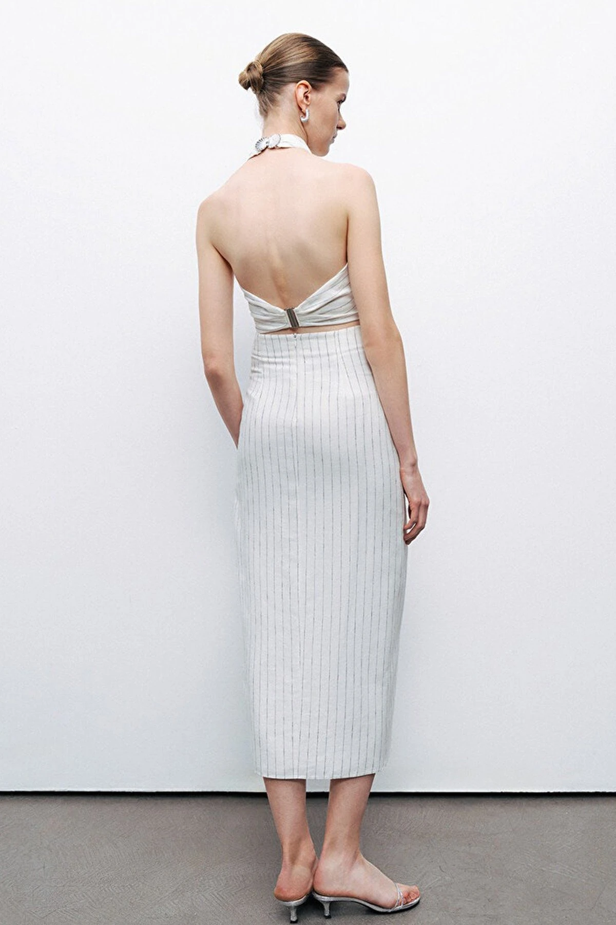 NOCTURNE N25YN4206 Aksesuarlı Midi Etek