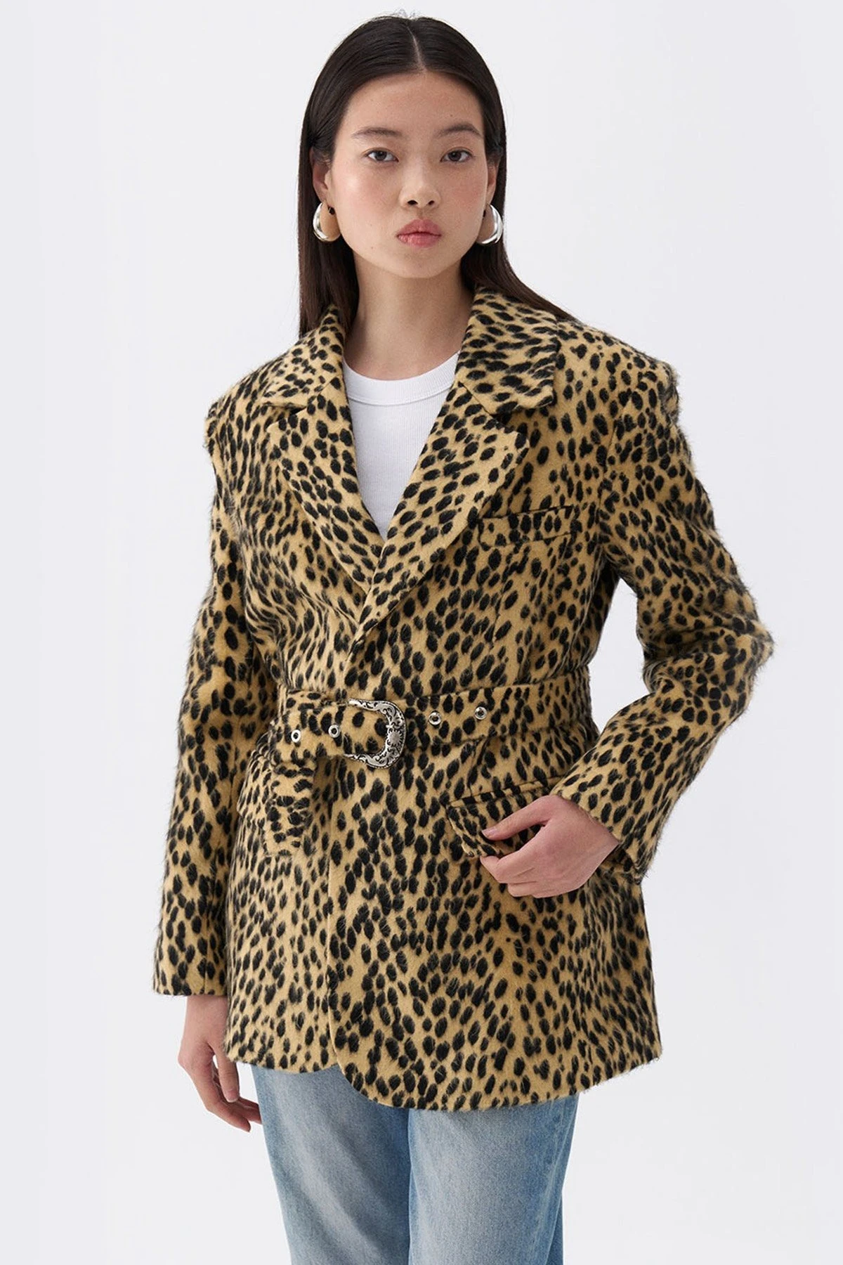 NOCTURNE N25KN5252 Leopar Desenli Ceket