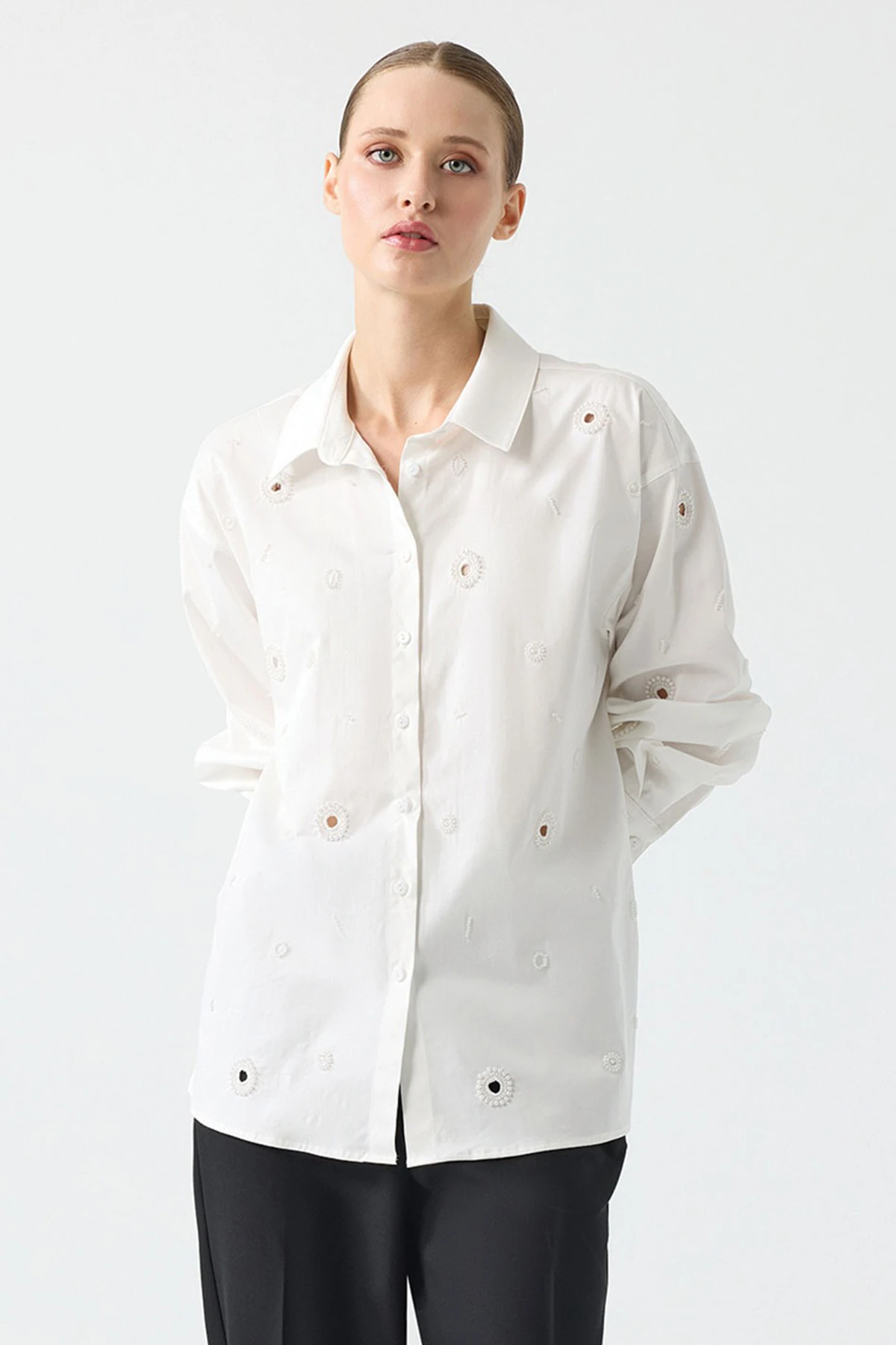 UNIQUE UW267011 COTTON GÖMLEK