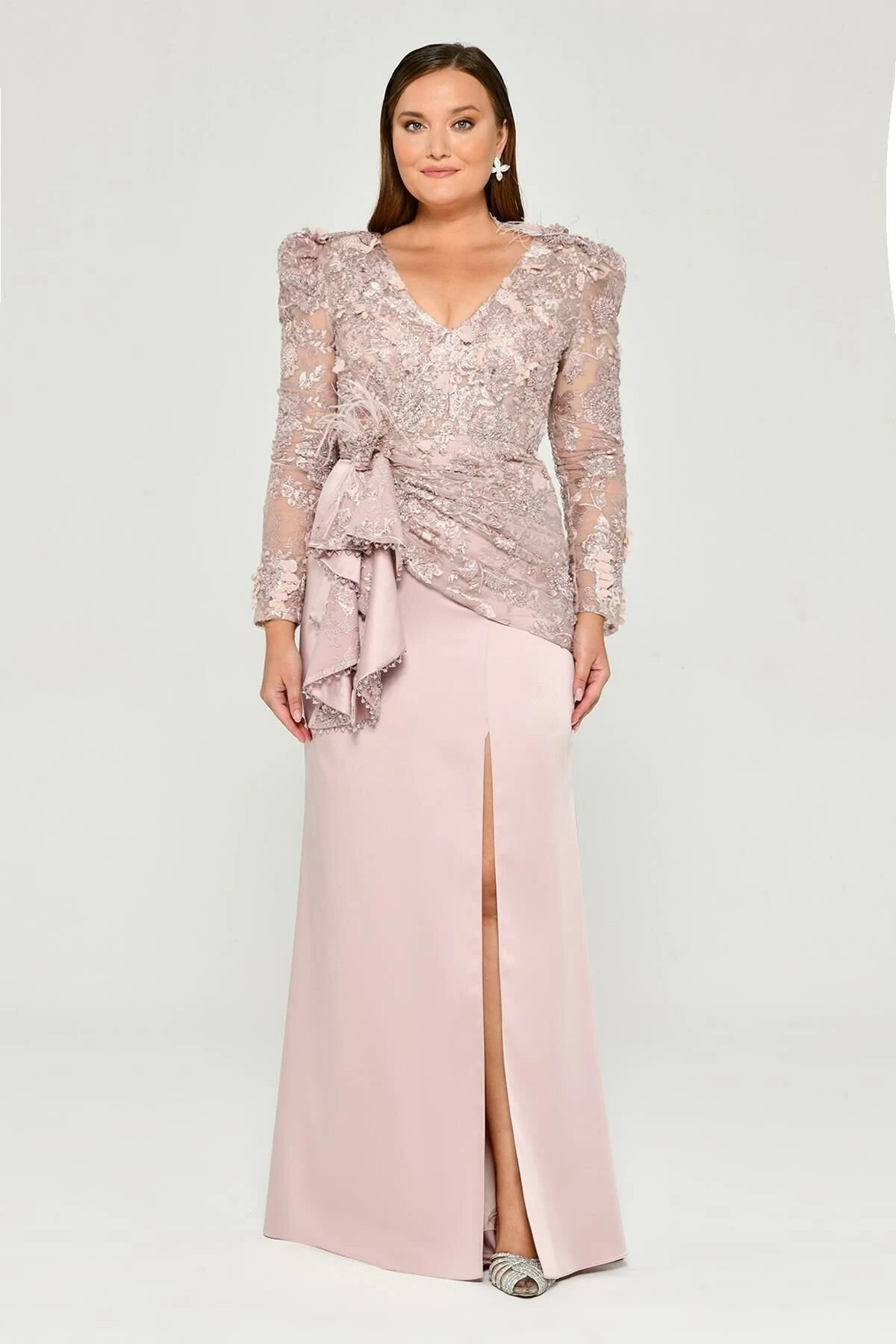 ALFABETA 6131 Vatkalı Abiye Elbise