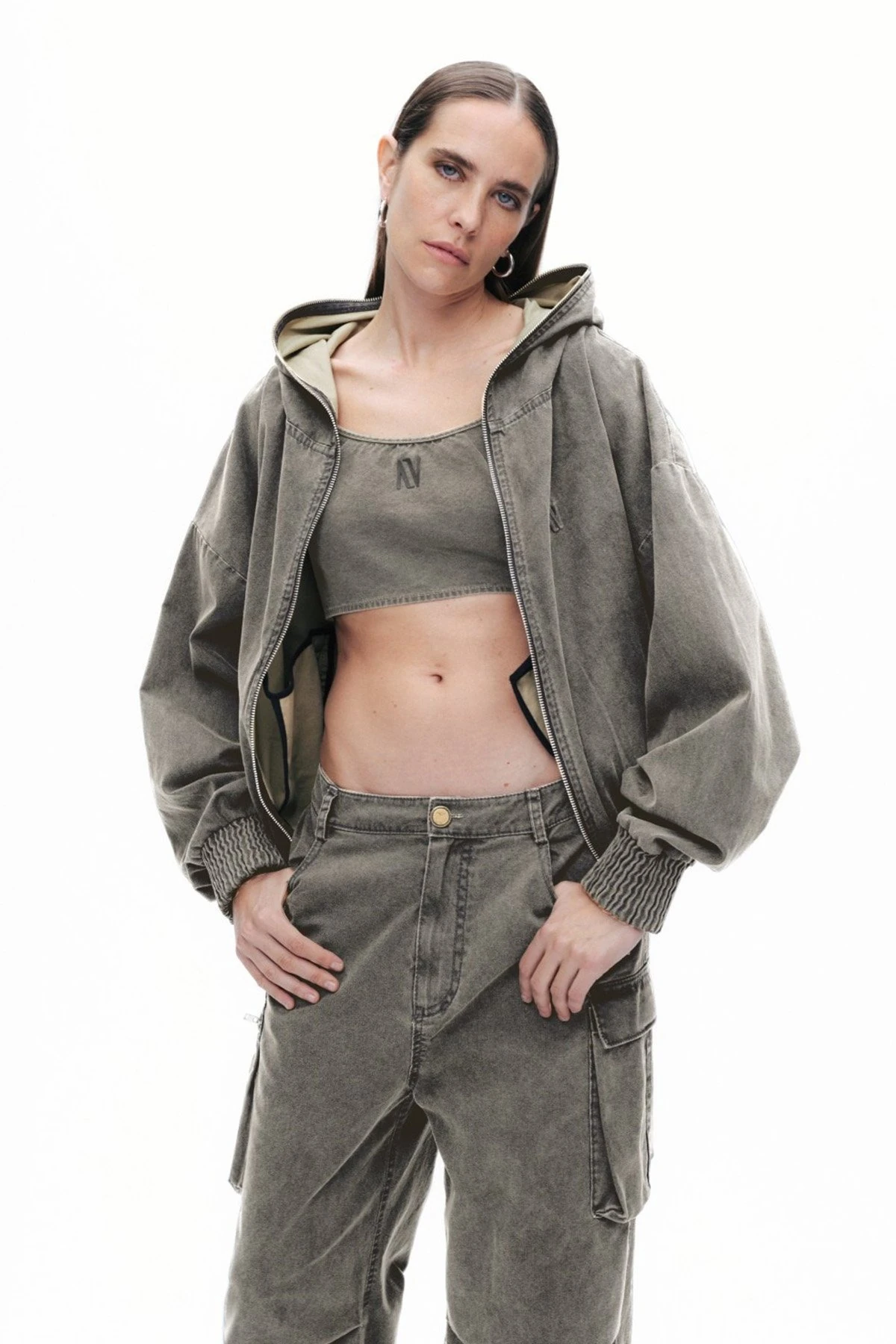 NOCTURNE N25KN8028 Kapüşonlu Ceket