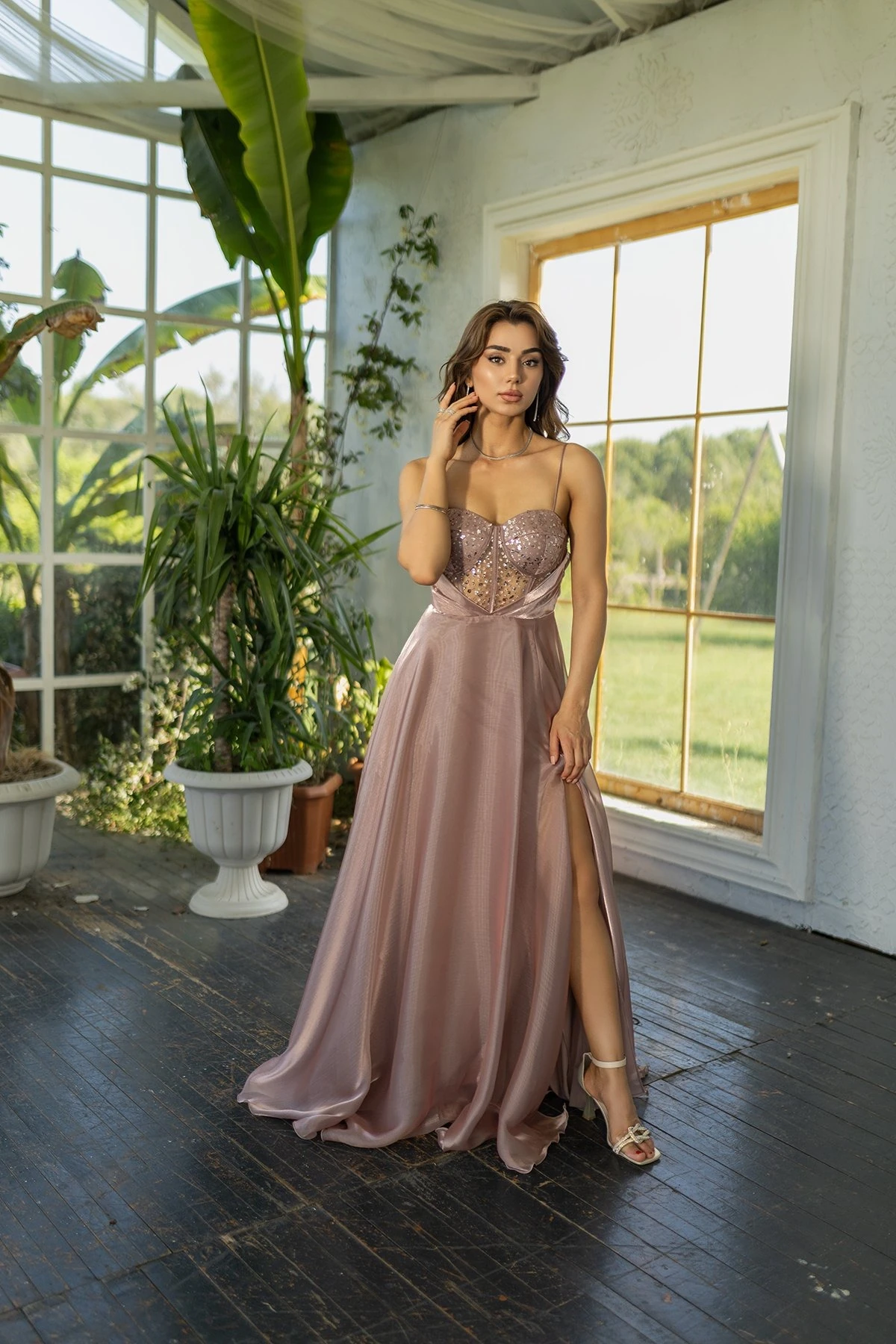 DORİDORCA 6031 ABİYE ELBİSE