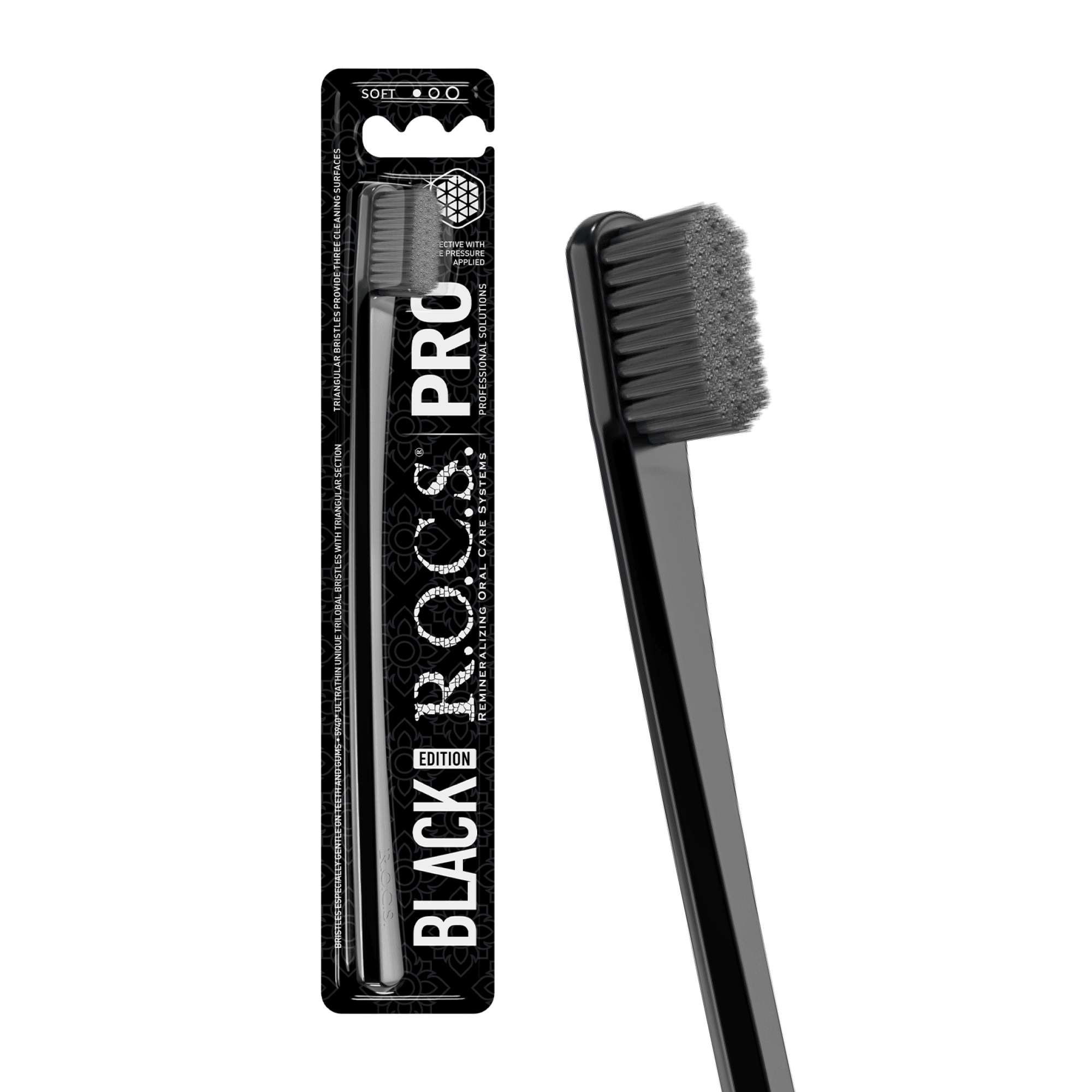 R.O.C.S. PRO 5940 Diş Fırçası - Yumuşak - Siyah