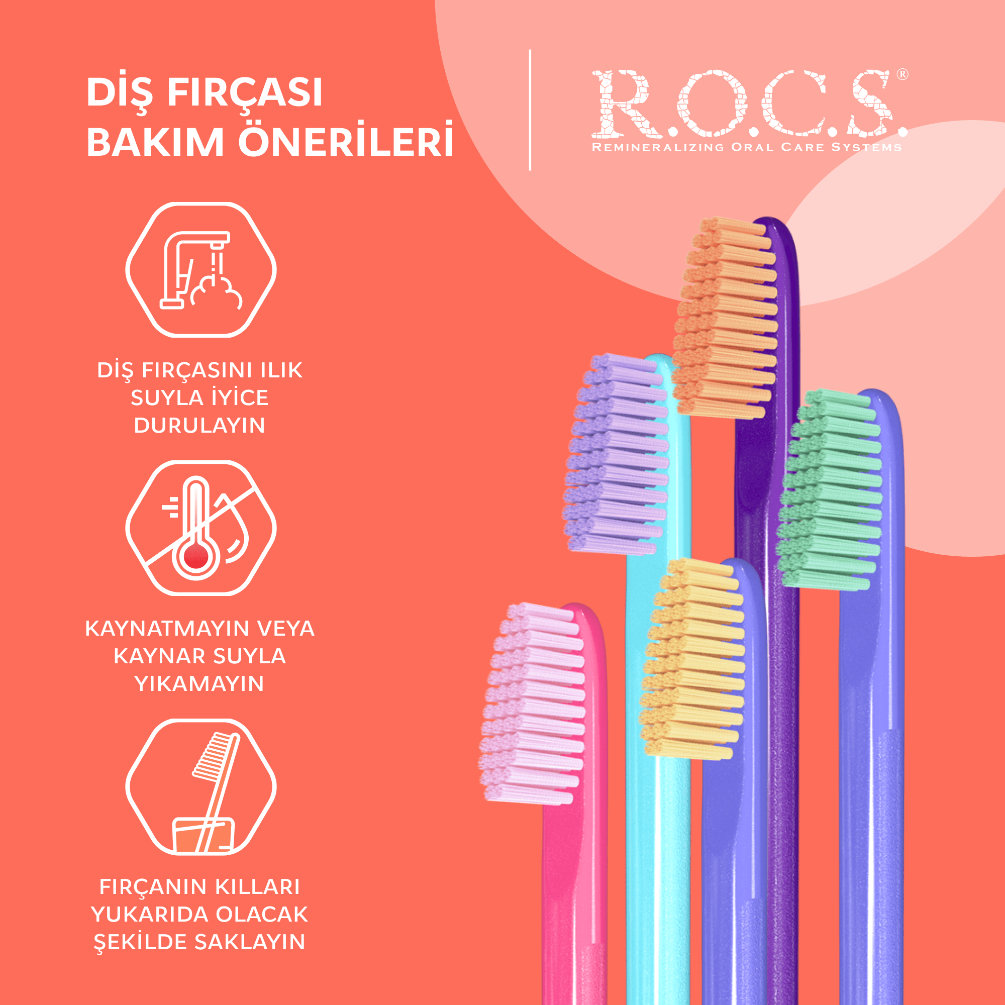 R.O.C.S. Passions Özel Kıl Dokulu Diş Fırçası - Orta Sert