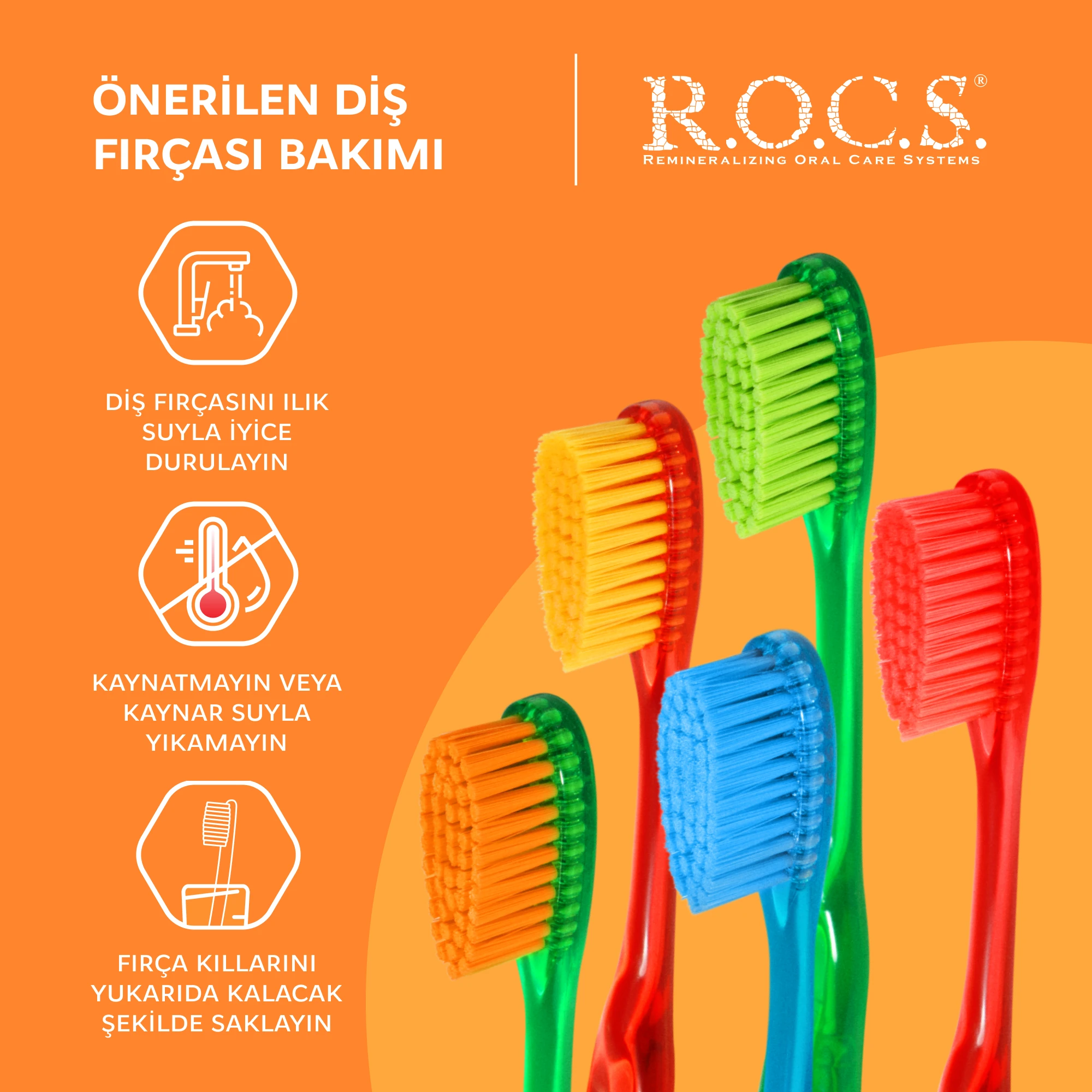 ROCS Junior 6-12 Yaş Çocuk Diş Fırçası - Yumuşak