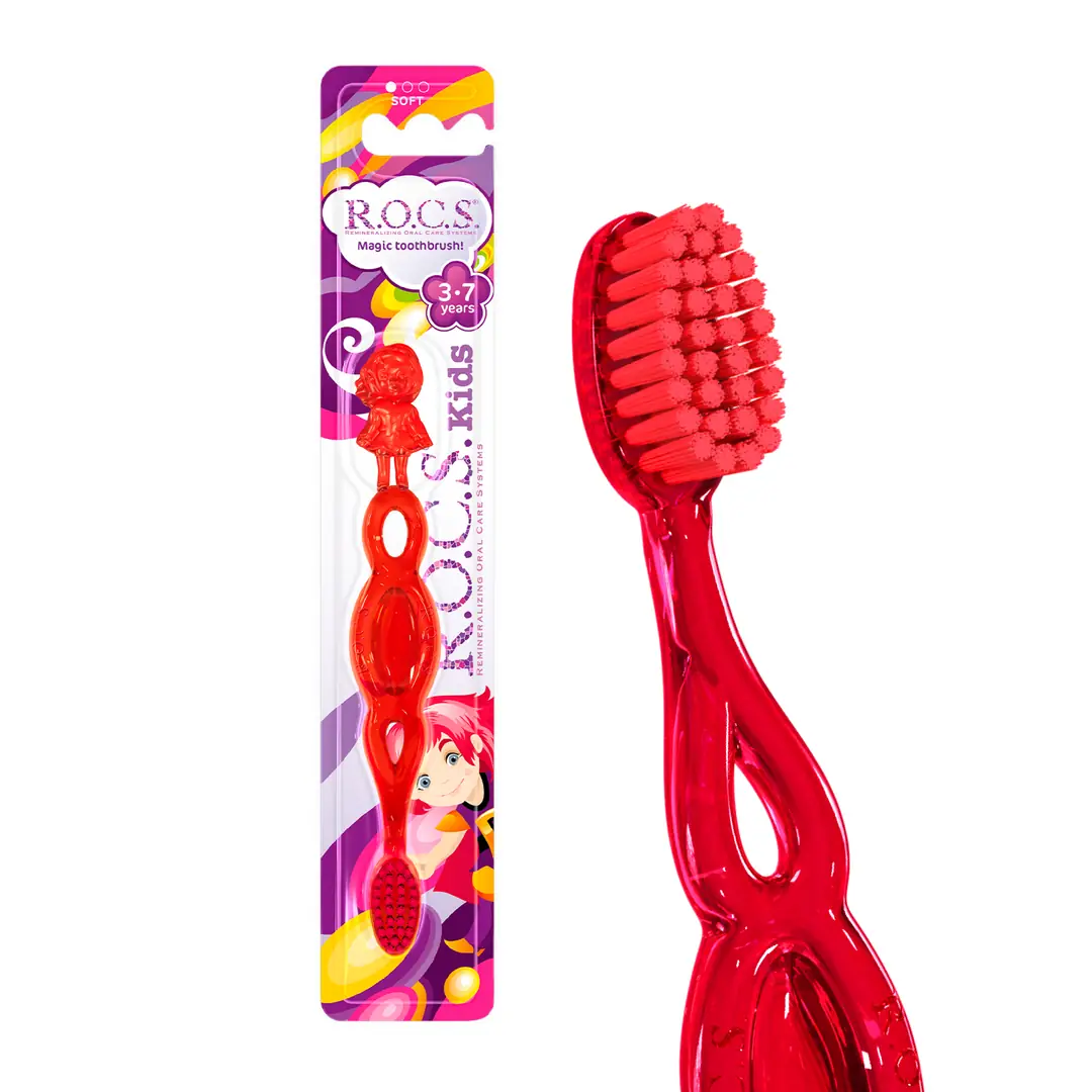 ROCS Kids 3-7 Yaş Çocuk Diş Fırçası - Yumuşak