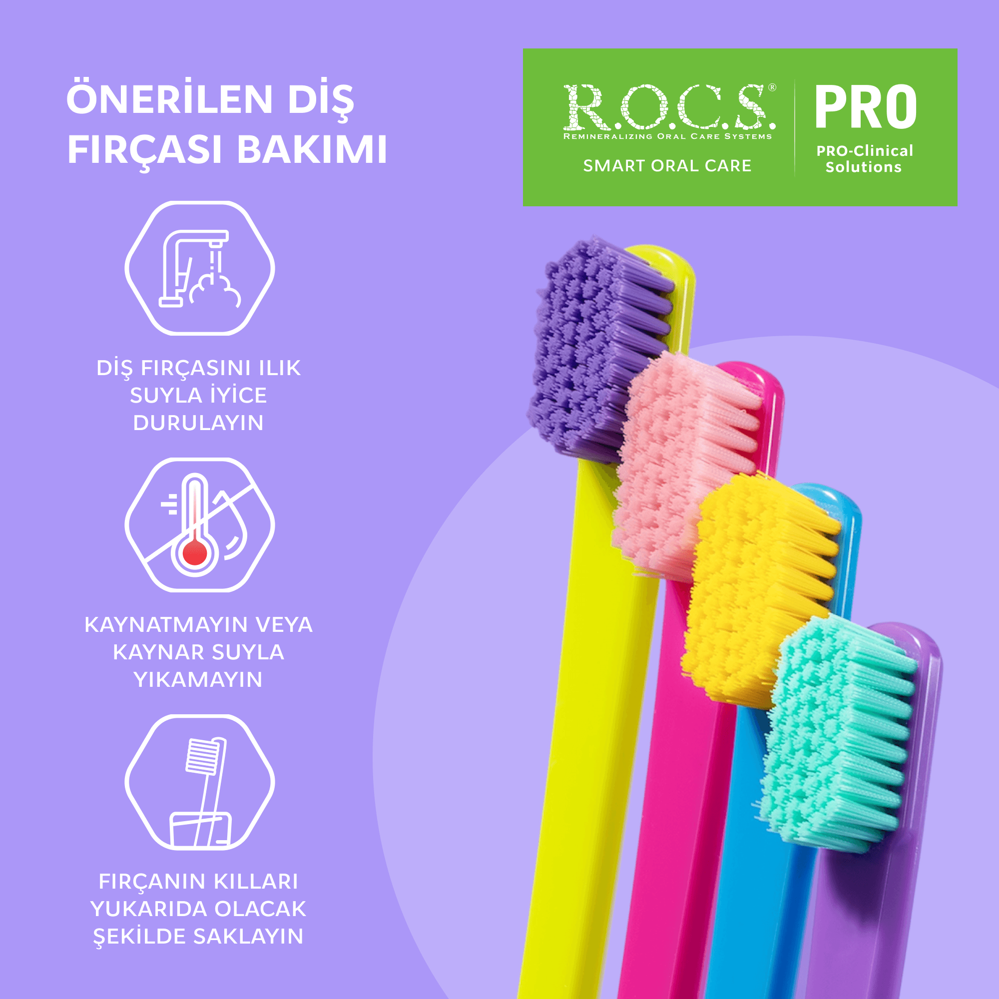 R.O.C.S. PRO Colors 5940 Diş Fırçası - Orta Sert