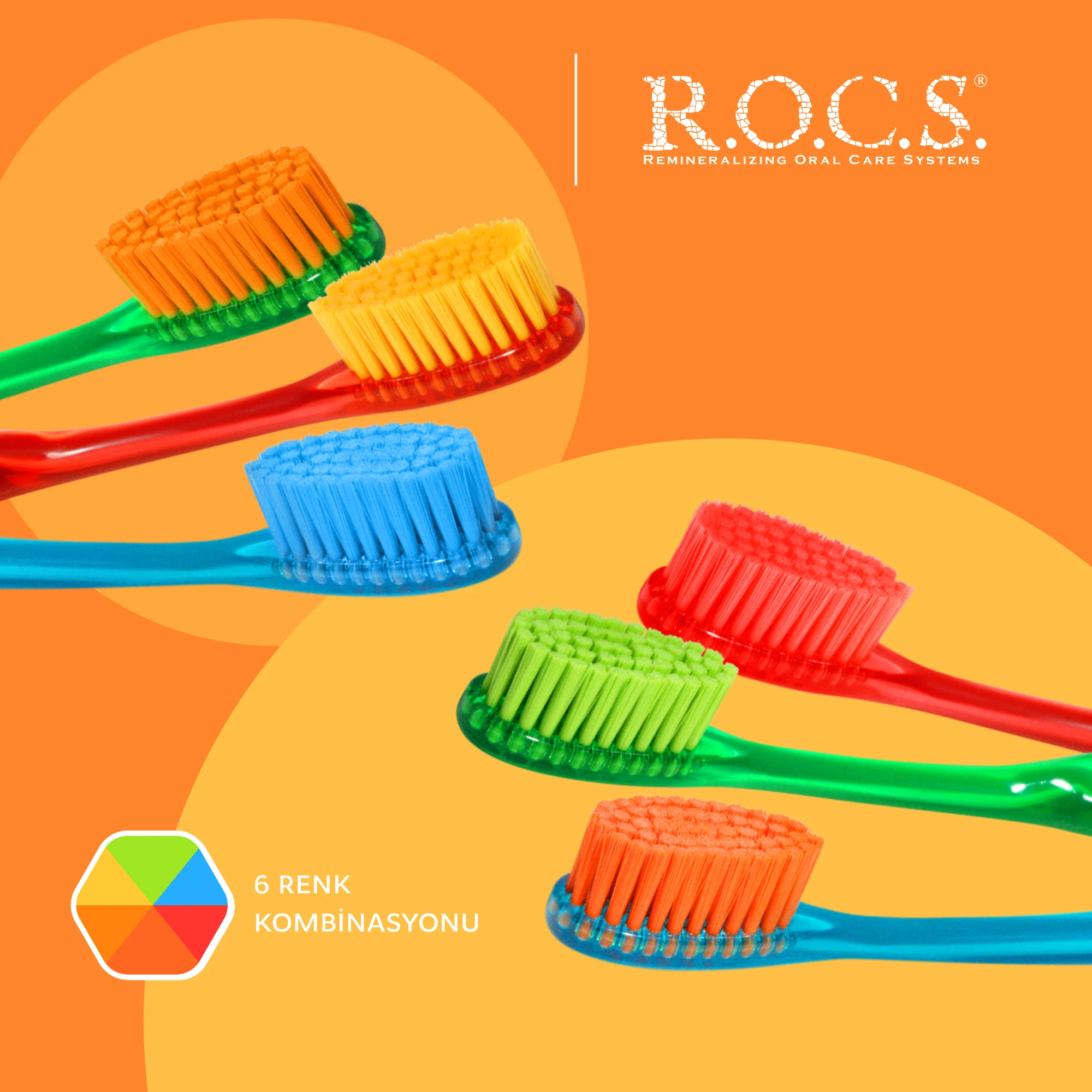 ROCS Junior 6-12 Yaş Çocuk Diş Fırçası - Yumuşak