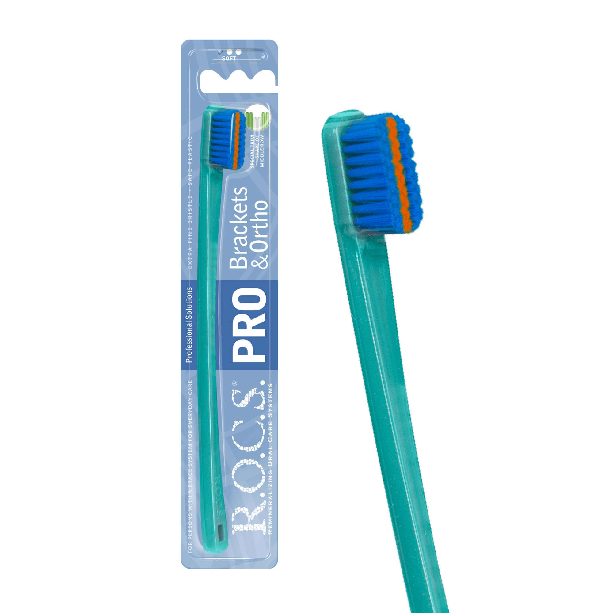 R.O.C.S. PRO Ortho&Brackets Ortodonti Diş Fırçası - Yumuşak