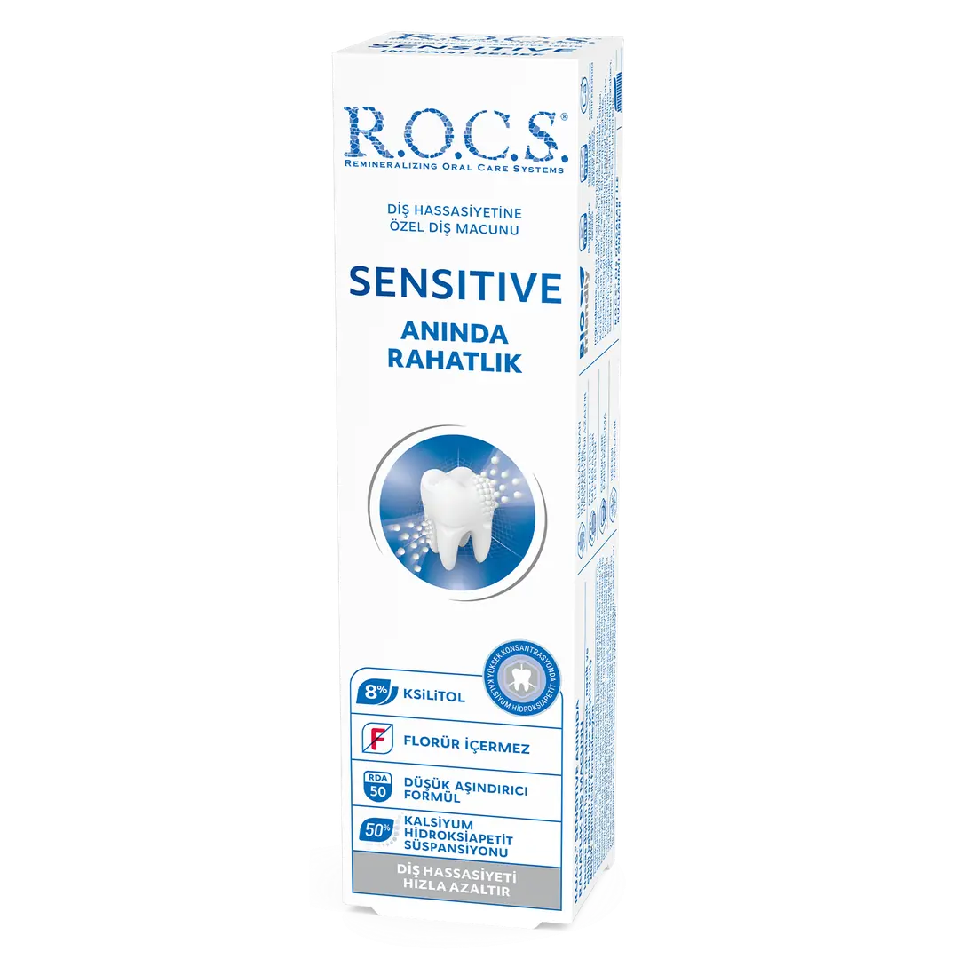 ROCS Sensitive Instant Relief Anında Rahatlık Diş Macunu 94gr