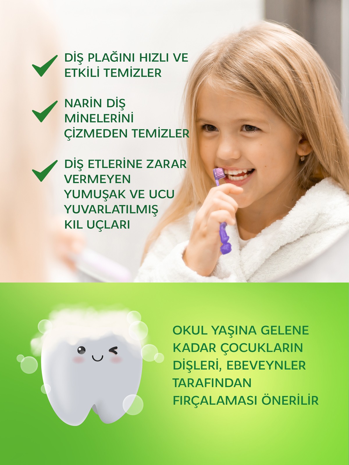 R.O.C.S. Kids 3-7 Yaş Çocuk Diş Fırçası - Yumuşak