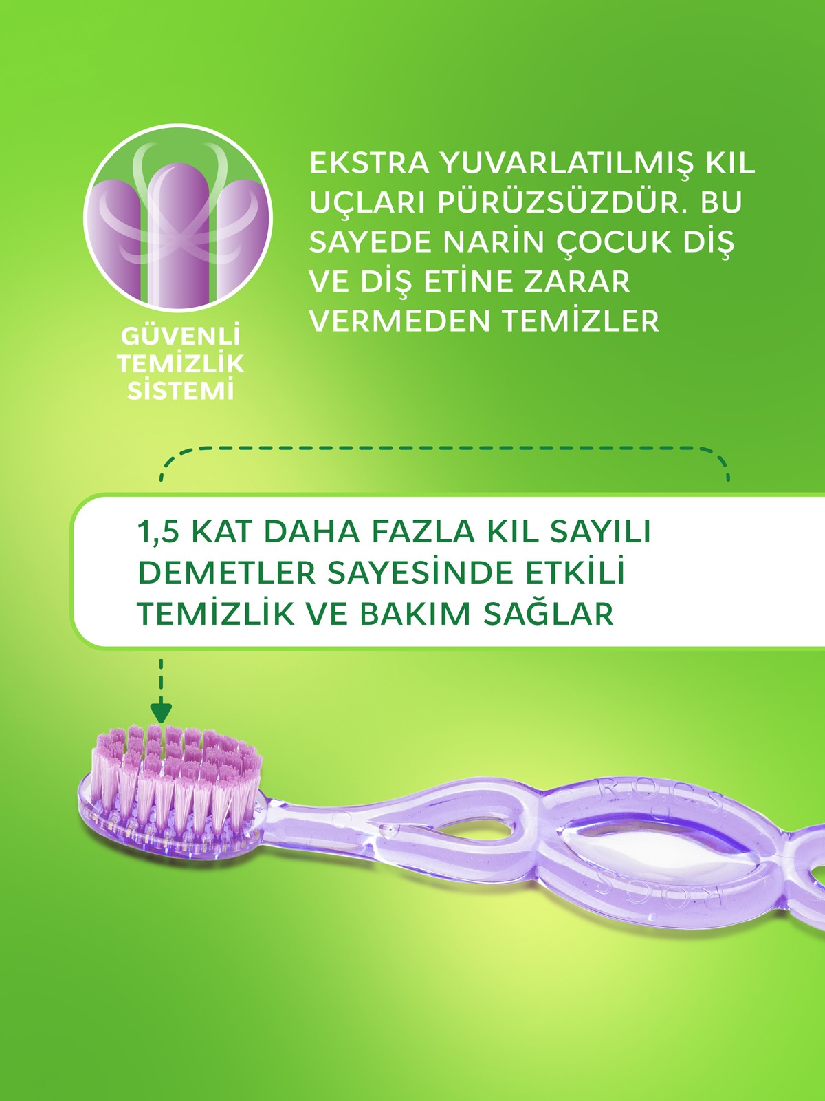 R.O.C.S. Kids 3-7 Yaş Çocuk Diş Fırçası - Yumuşak