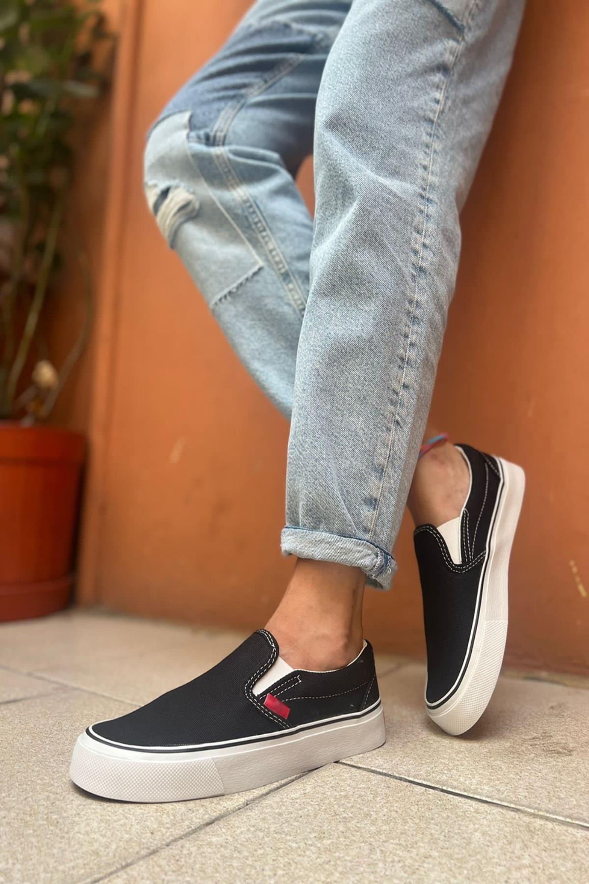 Old Slip On - Siyah