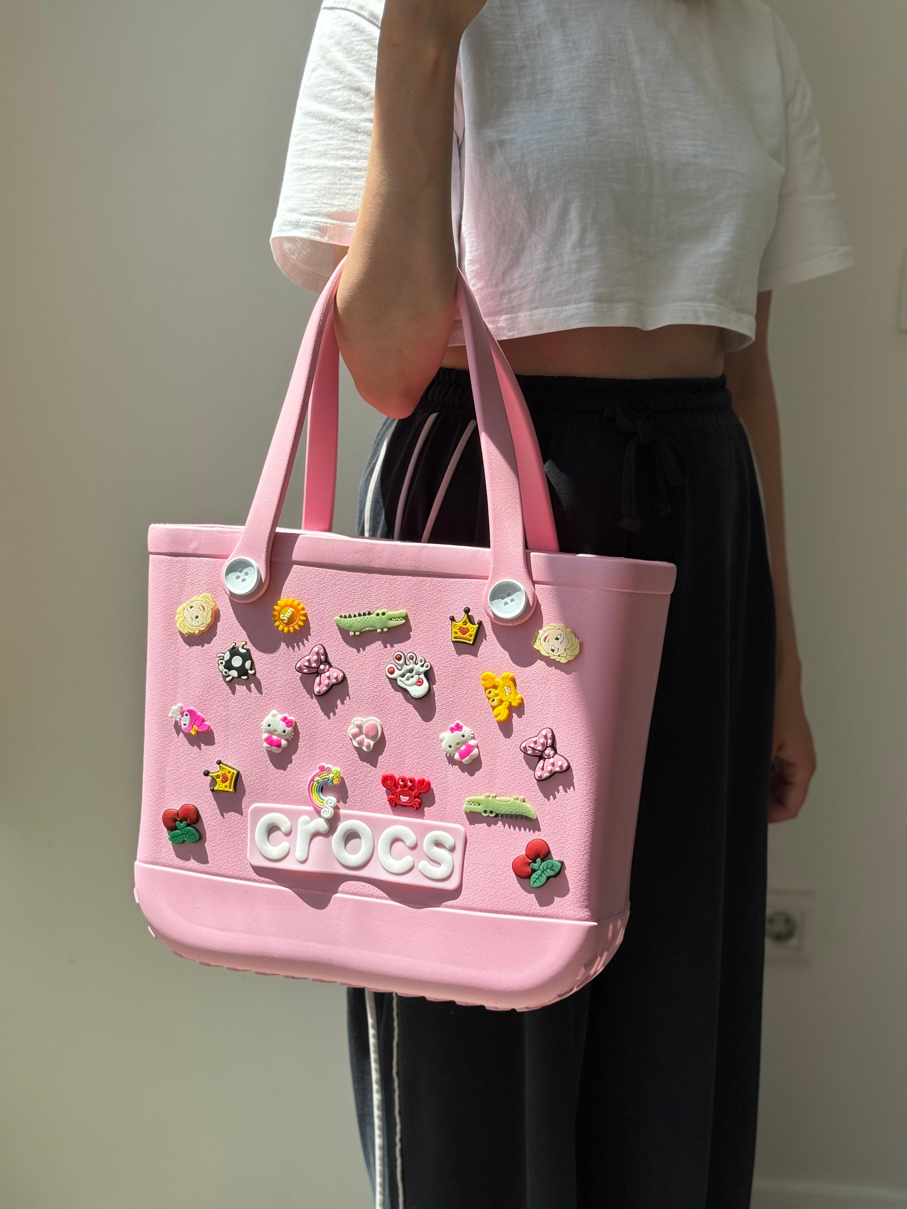 Crocbag - Pembe