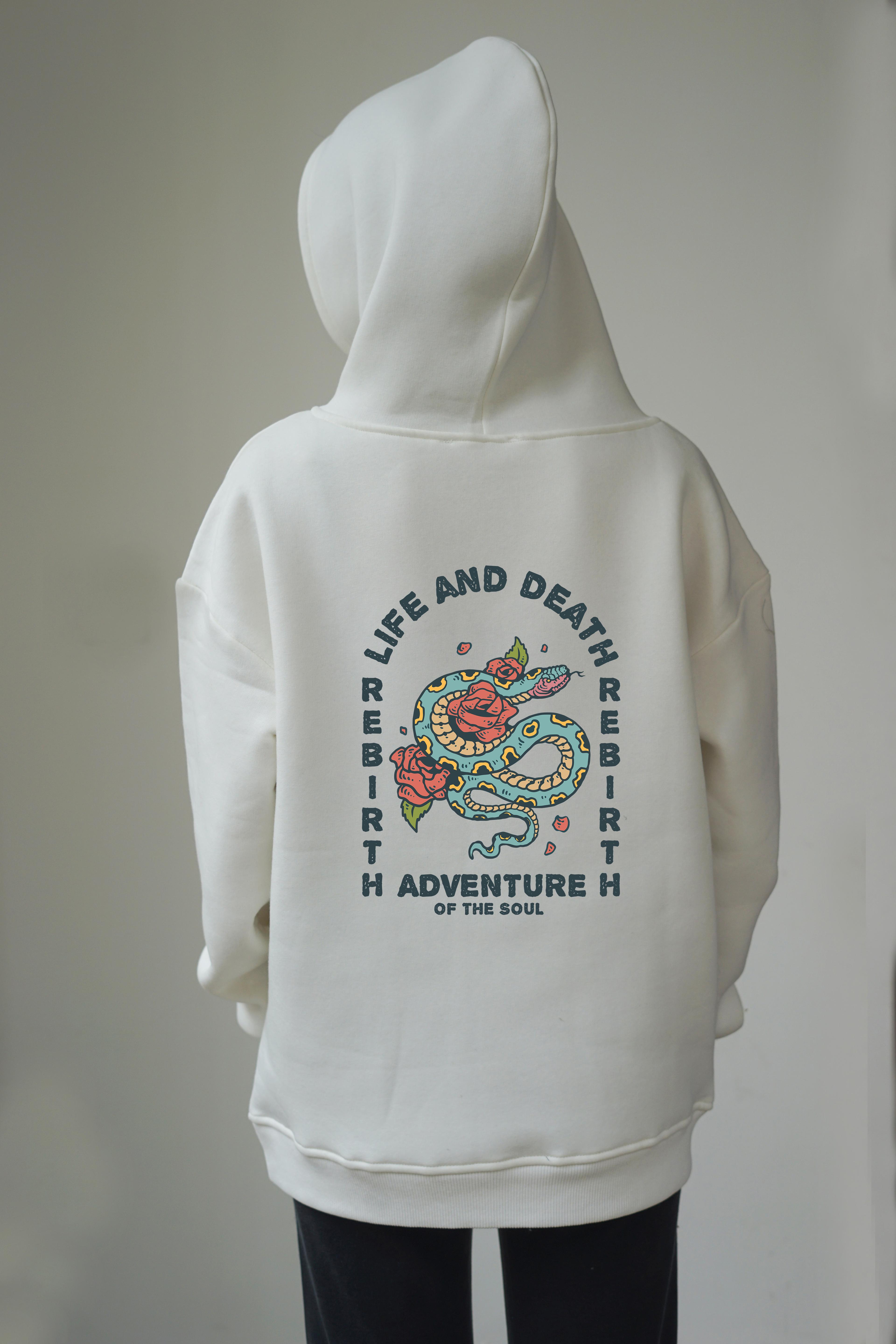 Unisex Life and Death Baskili Hoddie