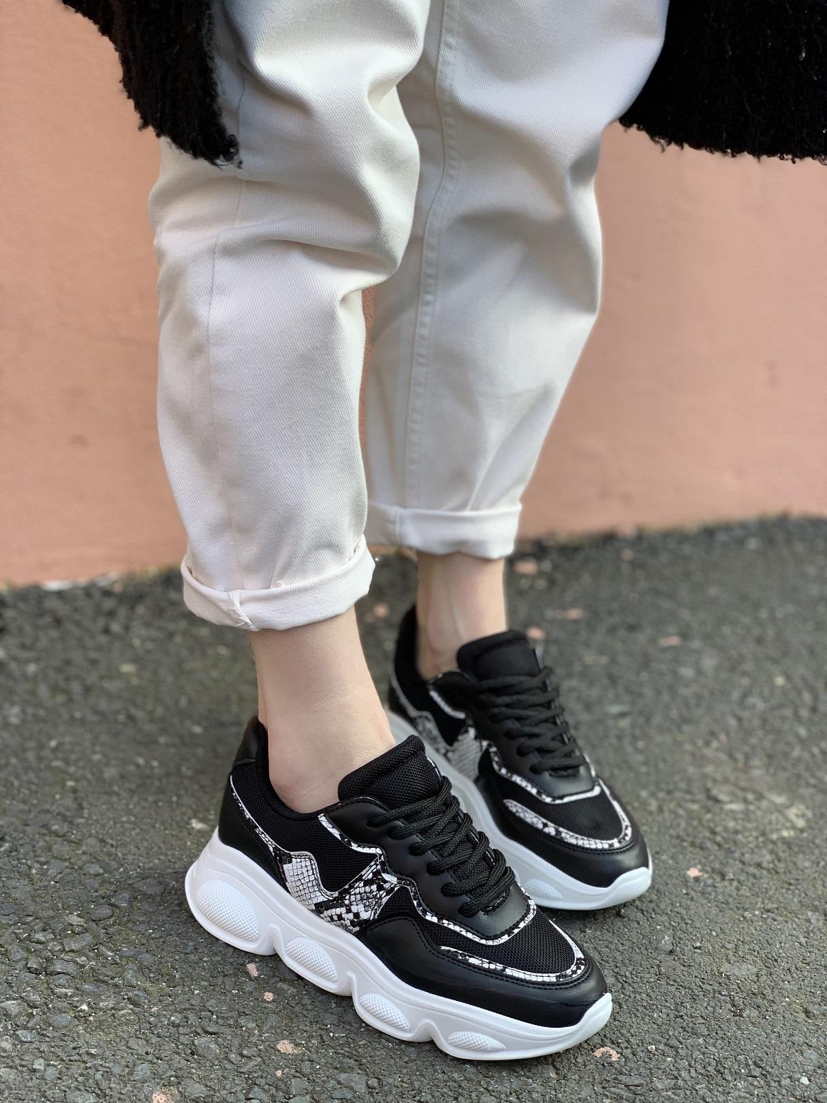 Rose Sneaker - Siyah