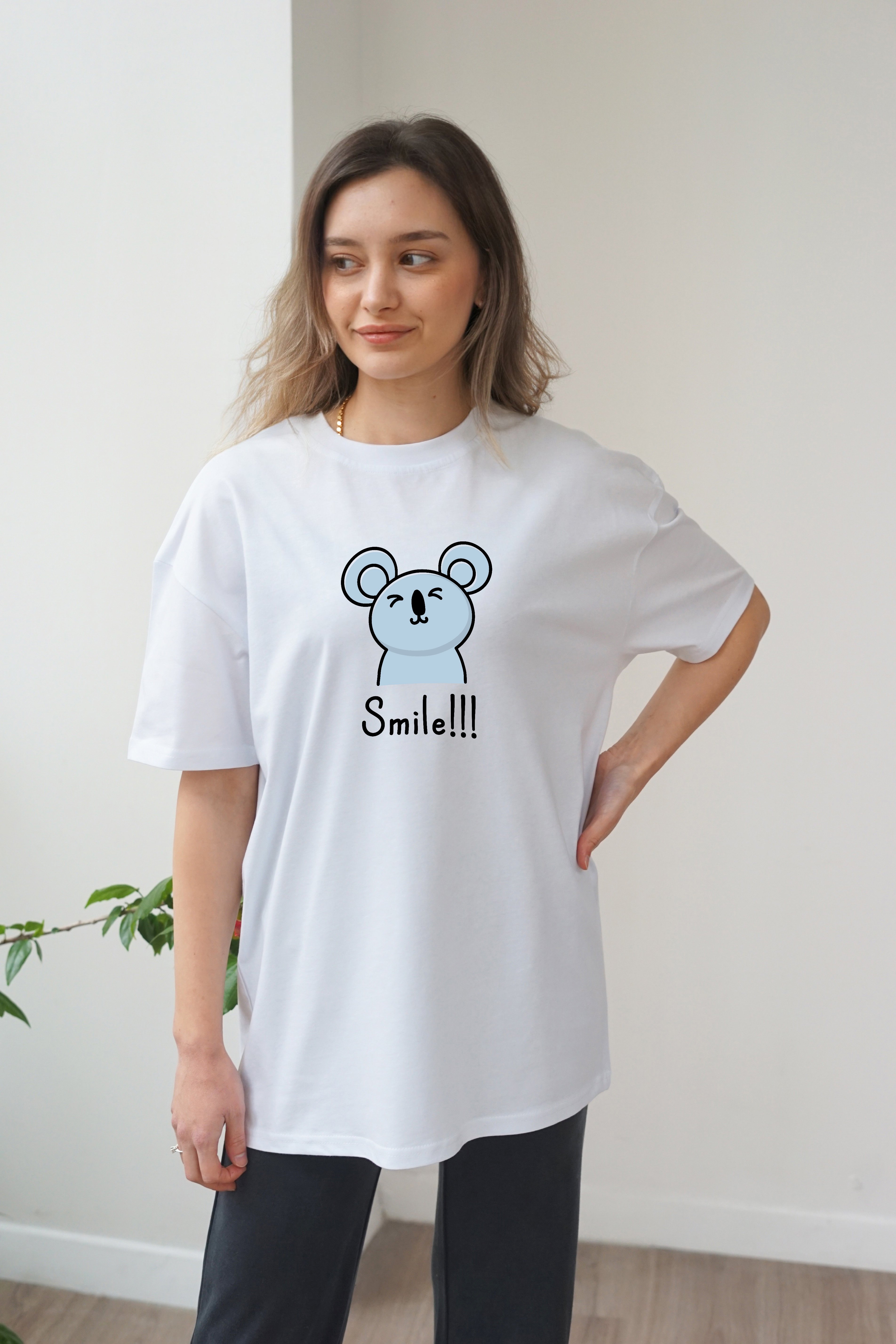 Unisex Smile Baskili T-Shirt