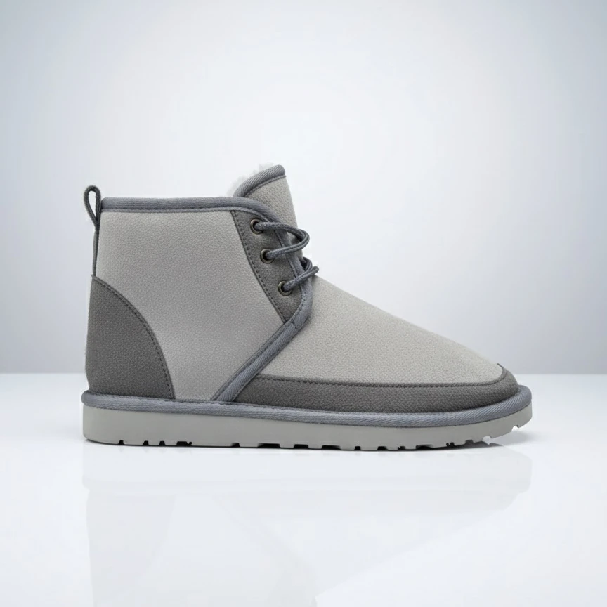 Tüylü Bagcikli Bot - Gri