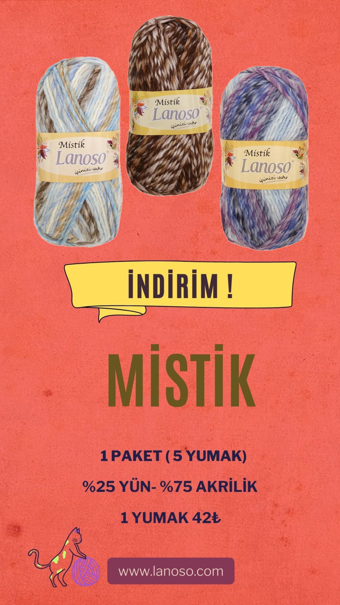MİSTİK PAKET ( 5 YUMAK )