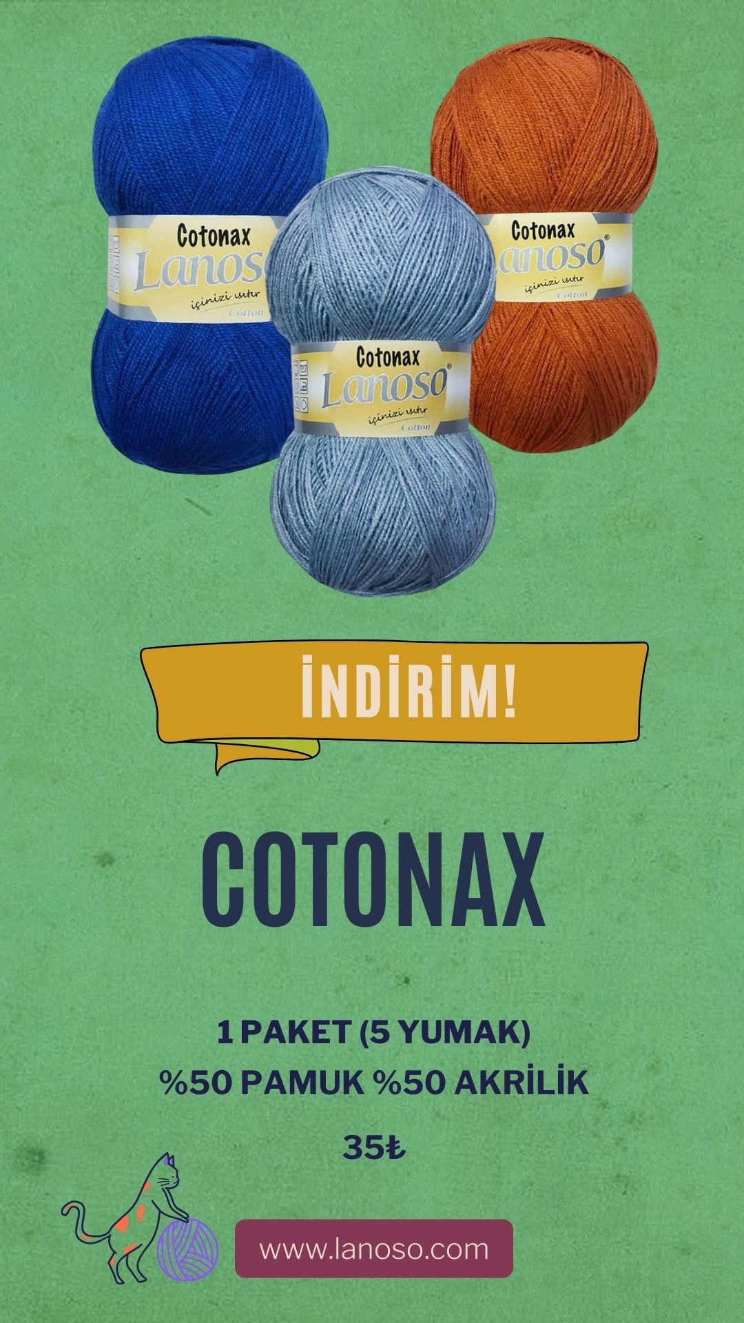 COTONAX PAKET ( 5 AYUMAK ) 