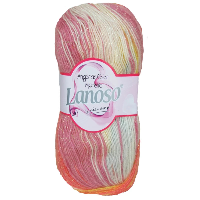 ANGORAS COLOR METALIC  (550Mt)(100Gr)(Pk:500Gr)