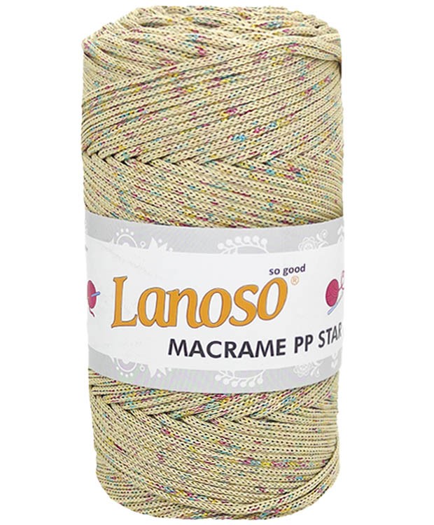 MACRAME PP DEGRADIUM METALLICUM (160Mt)(200Gr)(Pk:1000Gr)(0,80NM)