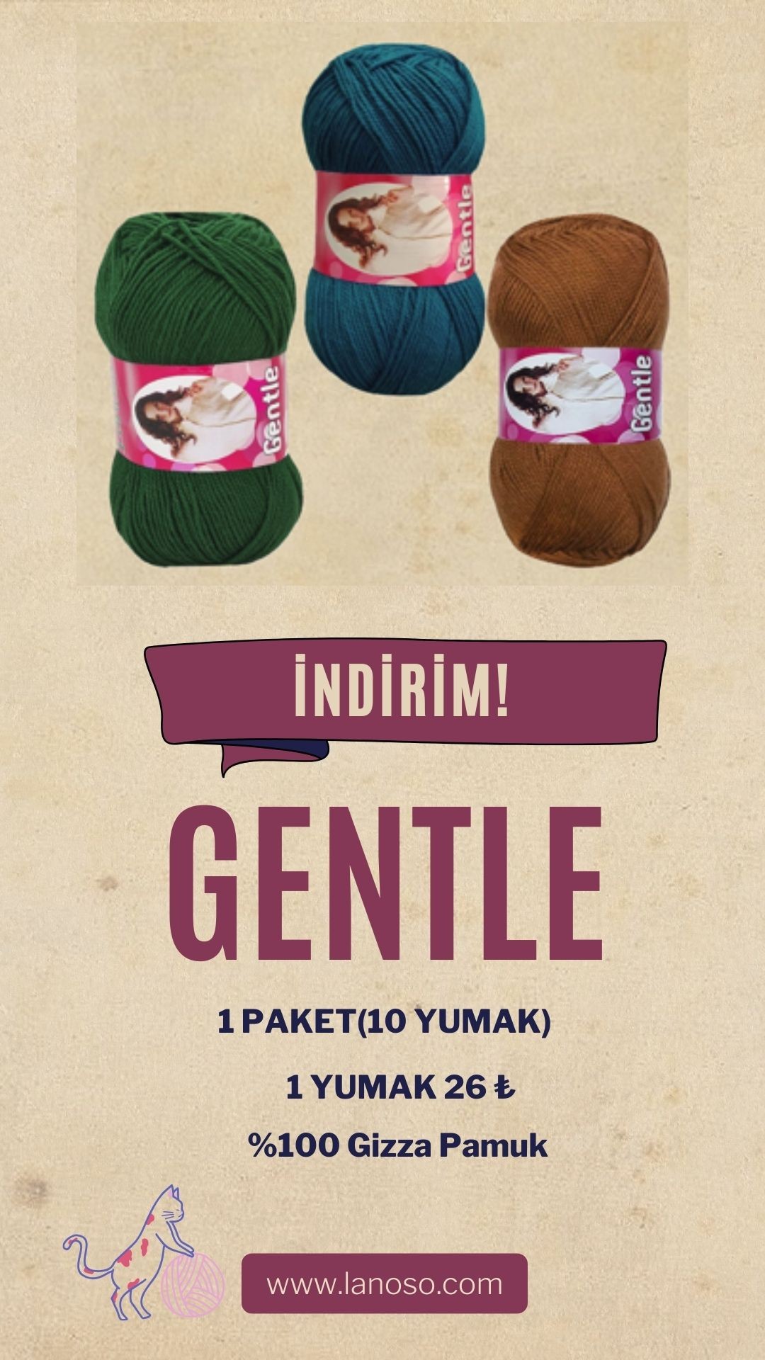 GENTLE PAKET (10 YUMAK)