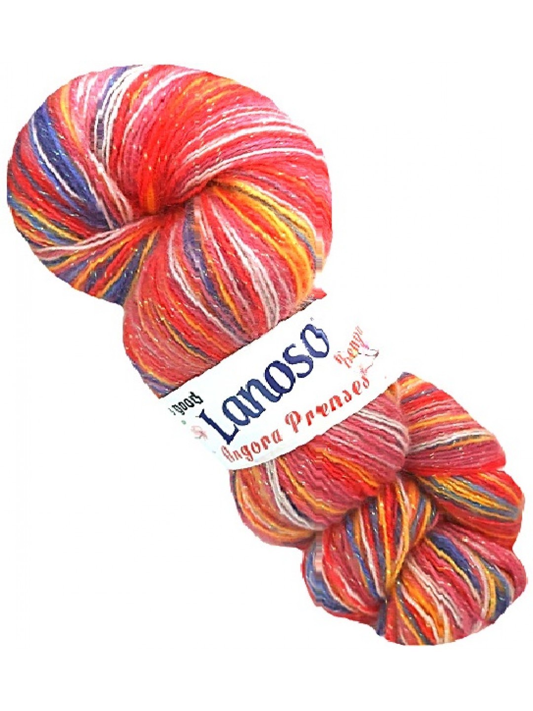 Angoras Prenses Sim Color - %40 Mohair - %52 Acrylic - %8 Metalic - 550Mt/5,5Nm.- (100Gr)/(Pk:500Gr)