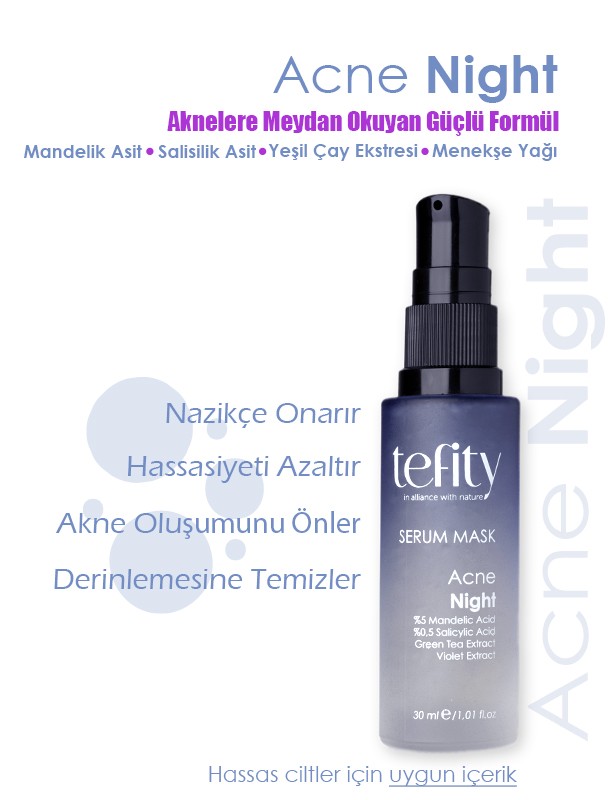 Acne Night Serum Maske