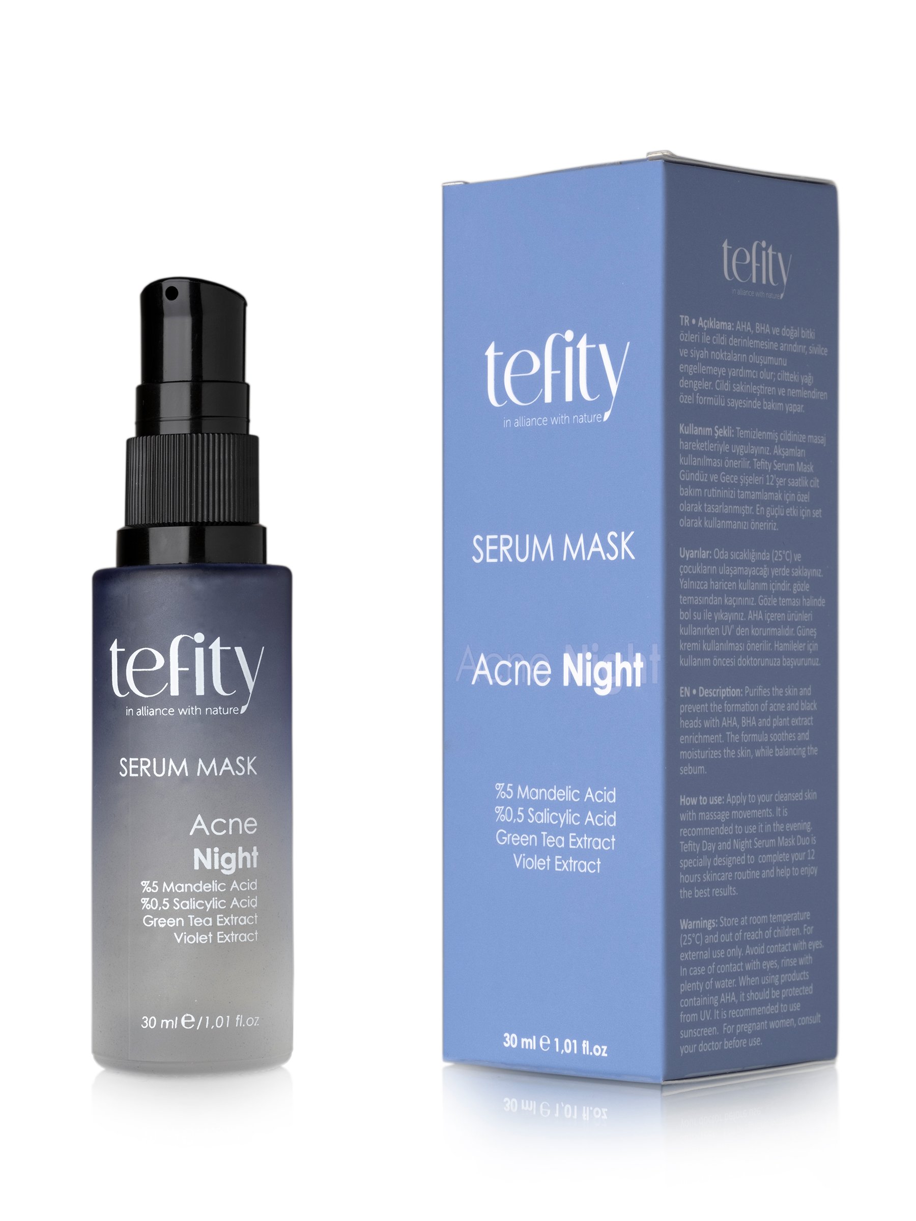 Acne Night Serum Maske