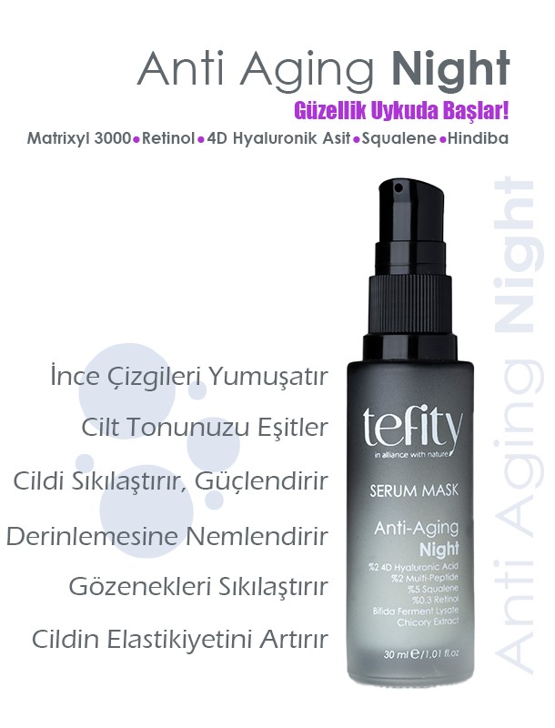 Anti-Aging Night Serum Maske