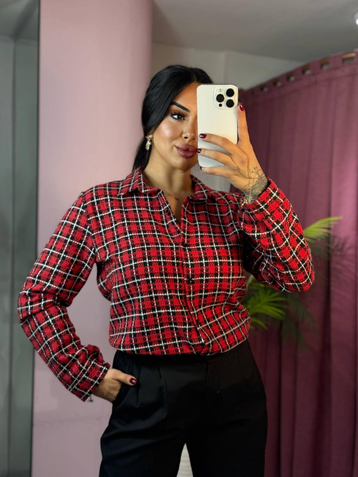 KARE DESENLİ GÖMLEK