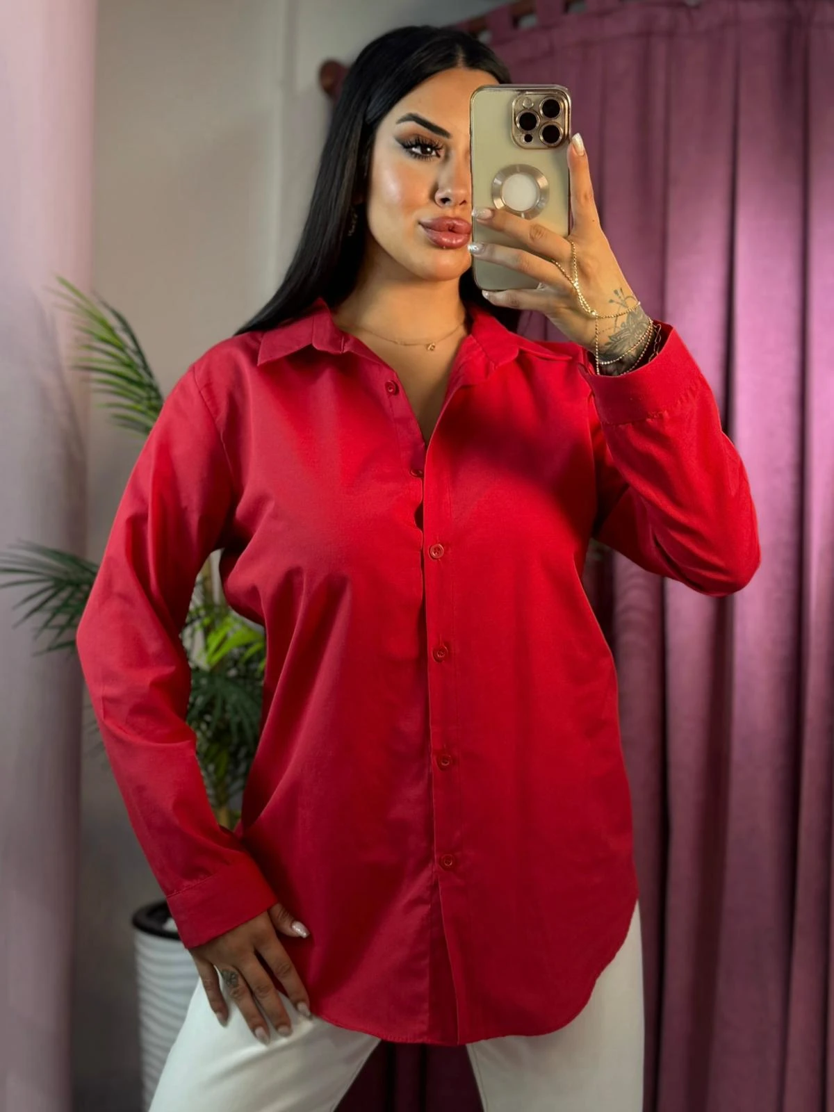 TERİKOTON KUMAŞ GÖMLEK