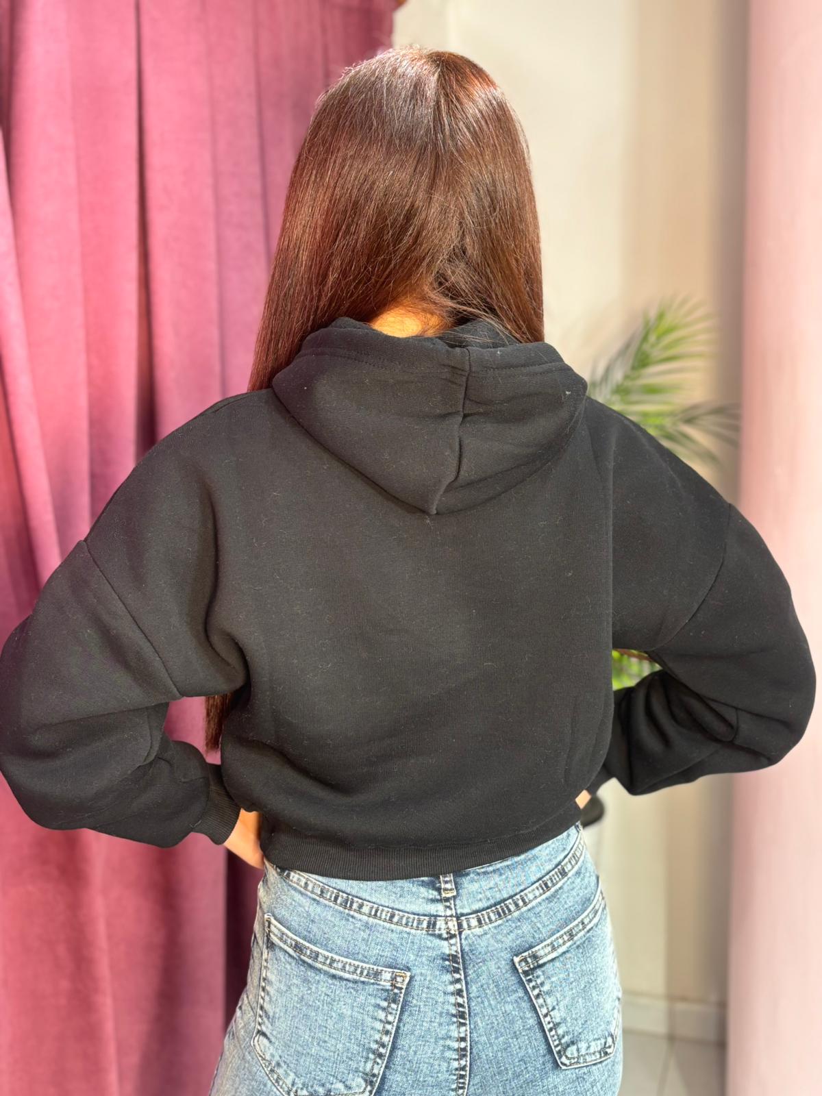 3 İPLİK KAPÜŞONLU  ŞARDONLU RİBANALI SWEET CROP