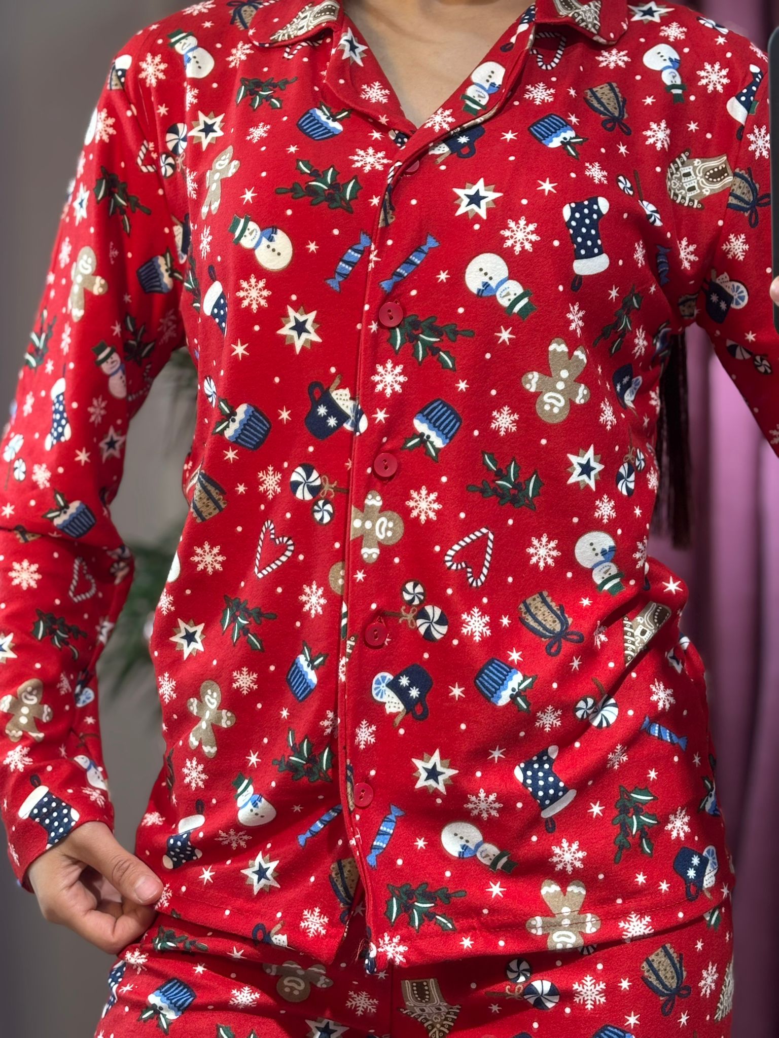 SÜET PİJAMA TAKIMI