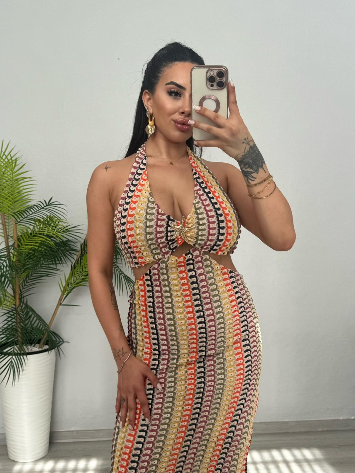 ELSA ÖRME ELBİSE