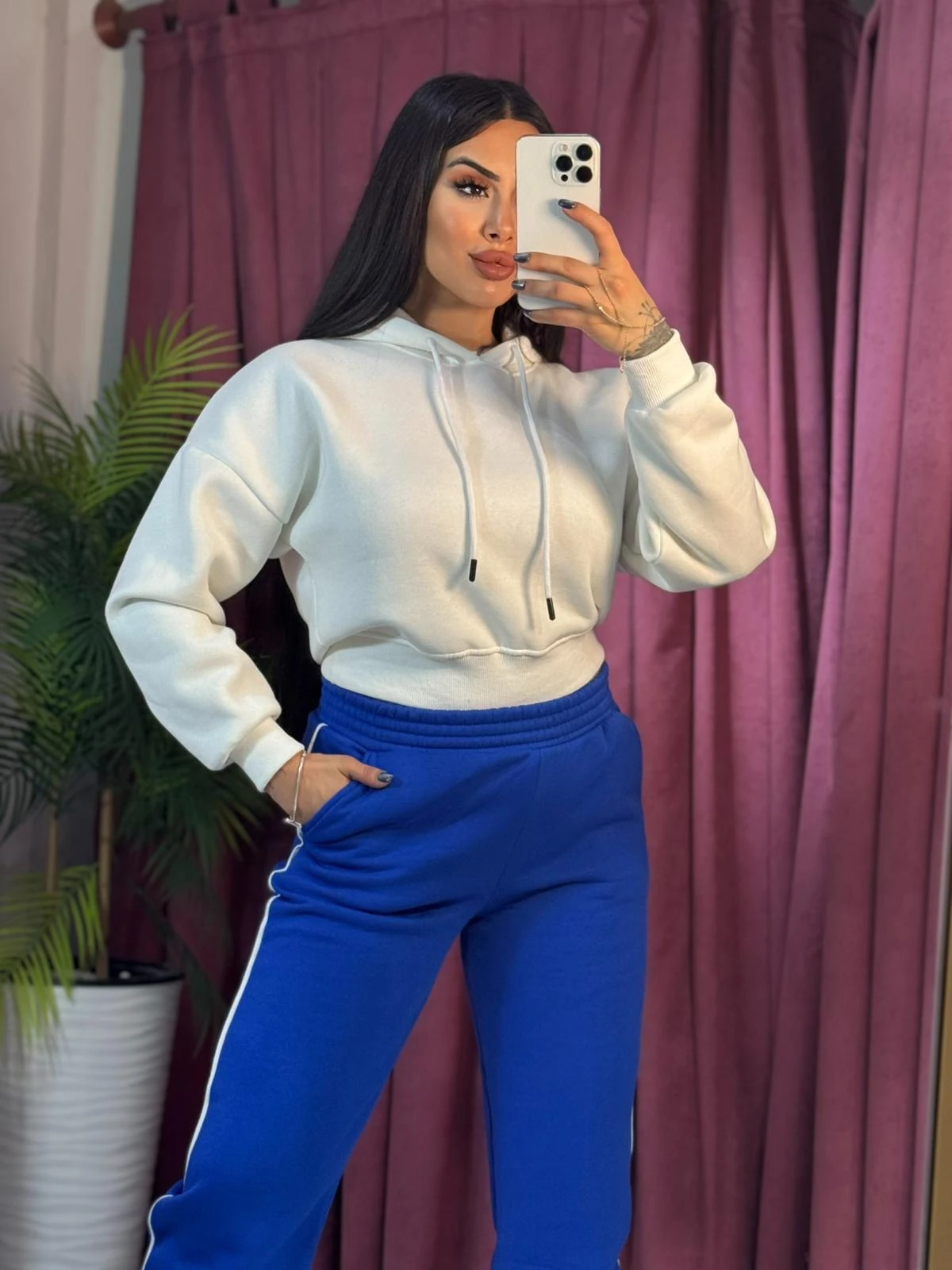 BİYELİ 3 İPLİK EŞOFMAN ALTI