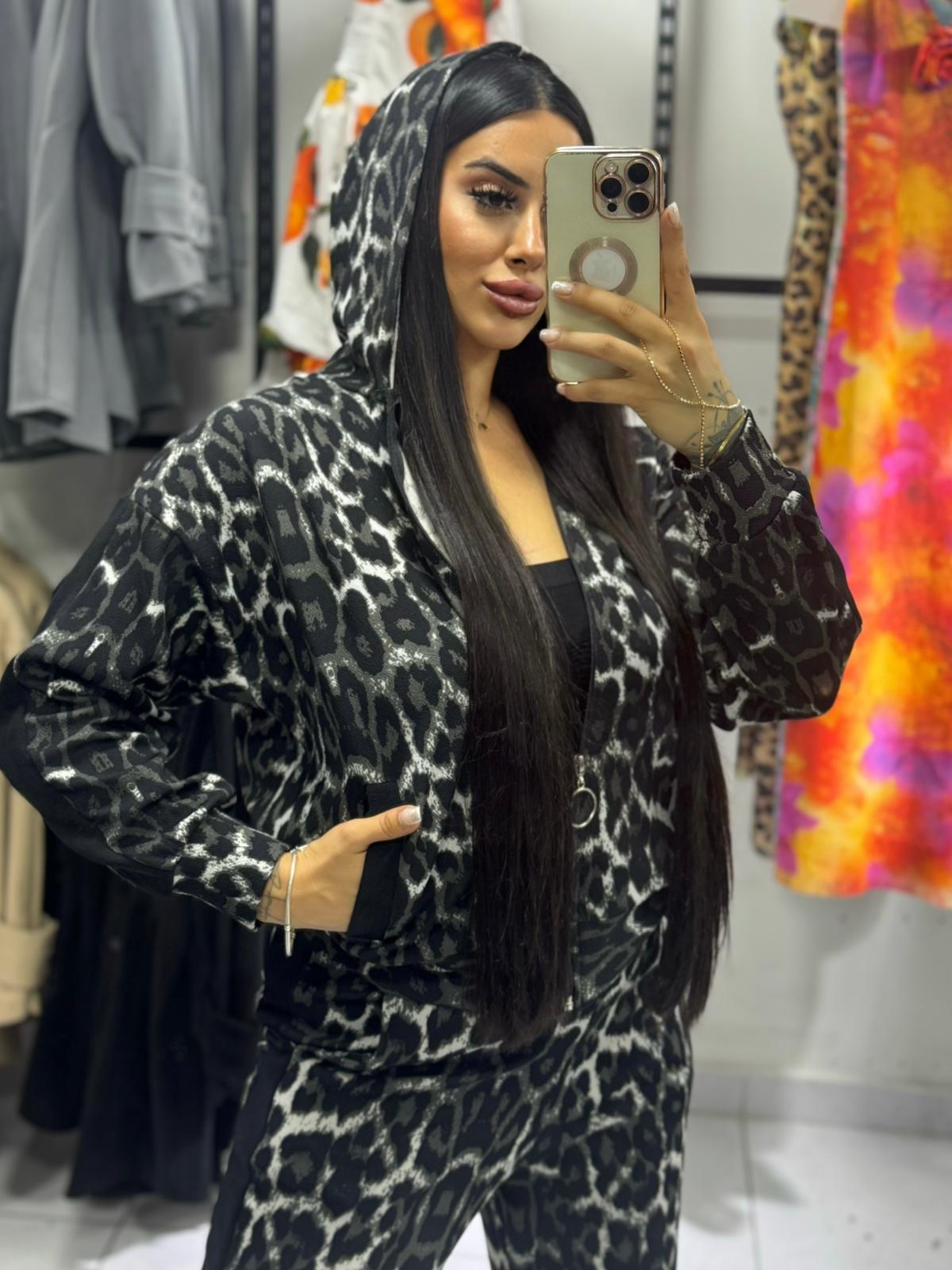 KAPÜŞONLU LEOPAR TAKIM