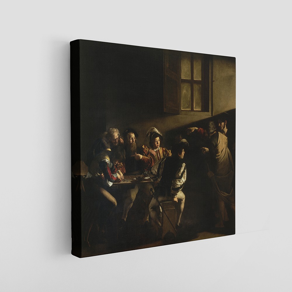 “The Calling of Saint Matthew” – Işığın Ulaştığı An (Kanvas Baskı) Tablo