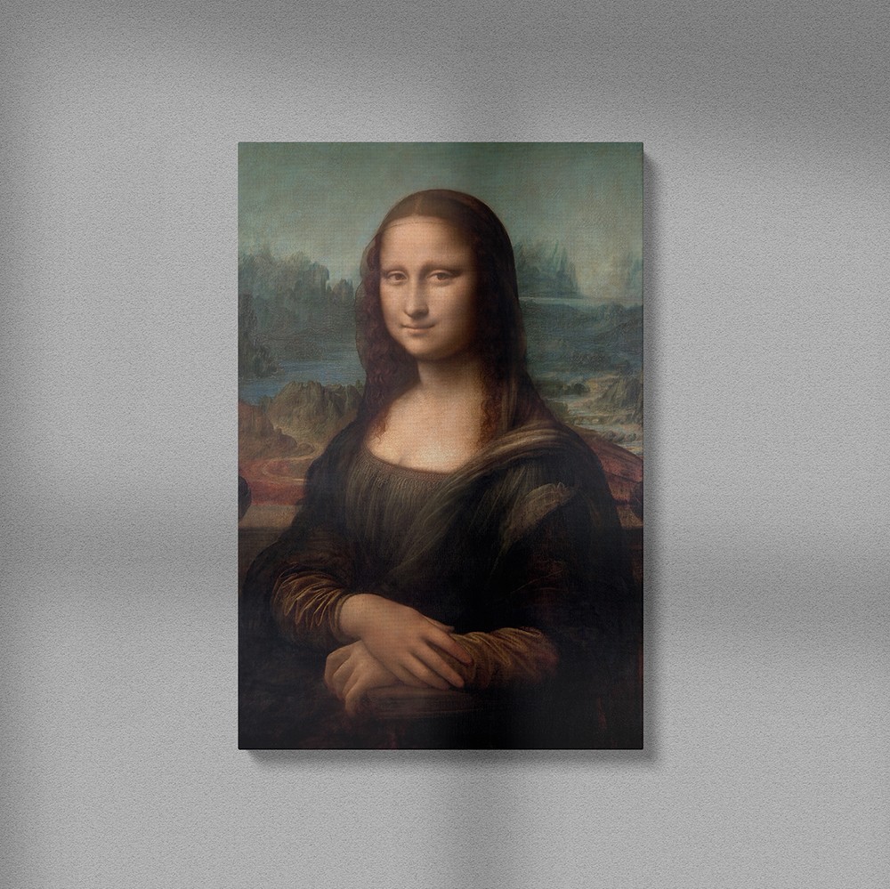 “Mona Lisa” – Bakışla Yazılmış Bir Hikâye (Kanvas Baskı) Tablo