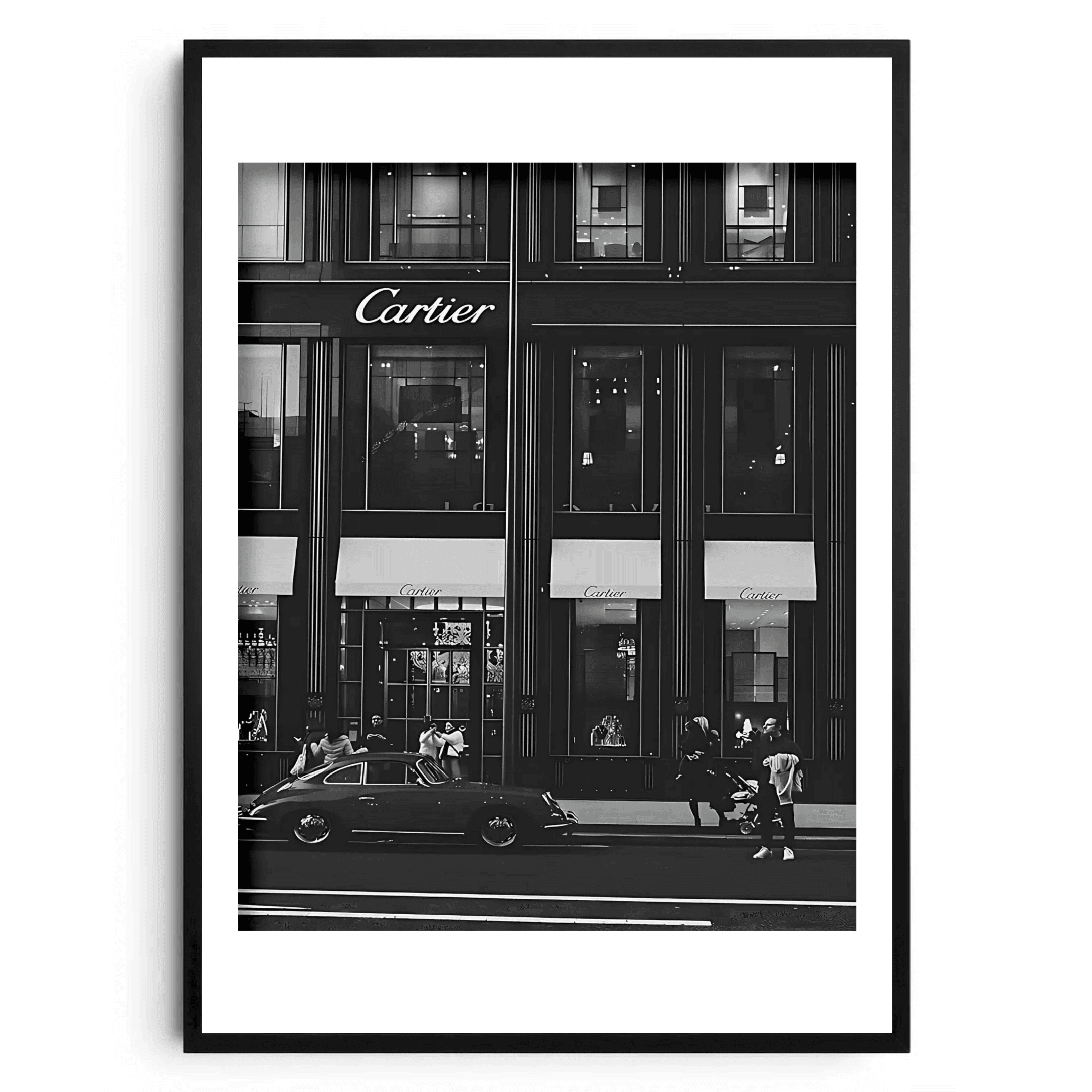 Luxury Noir Poster - LN-028 (Çerçeveli Tablo)