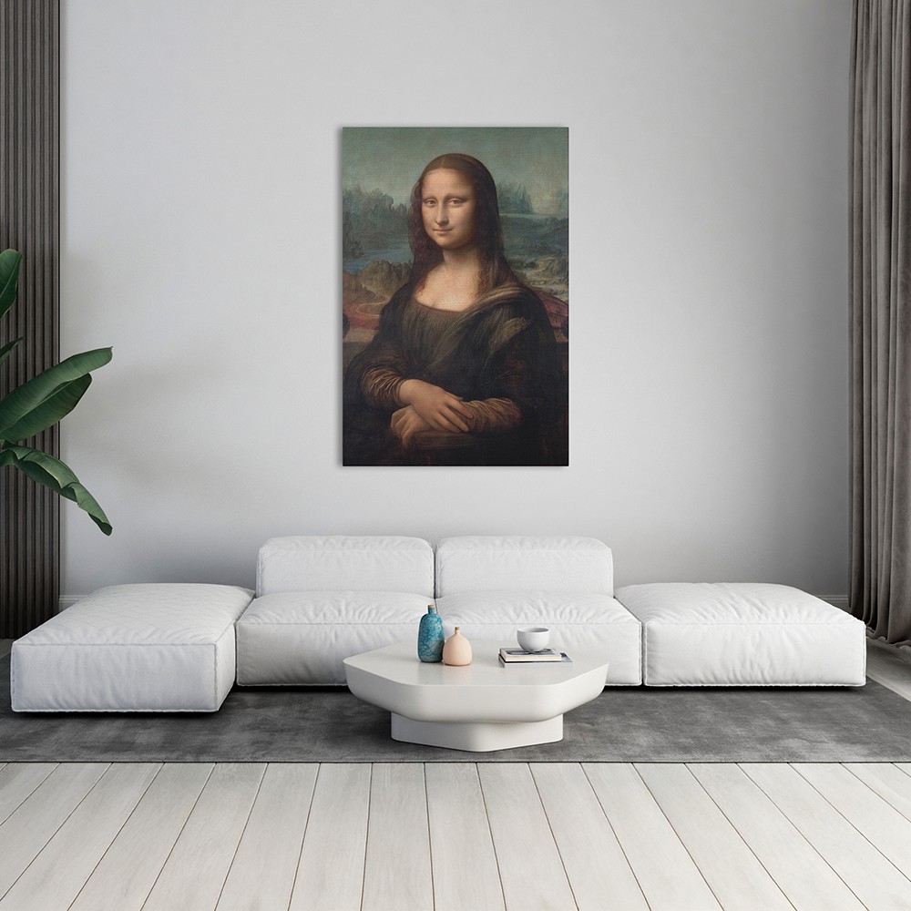 “Mona Lisa” – Bakışla Yazılmış Bir Hikâye (Kanvas Baskı) Tablo
