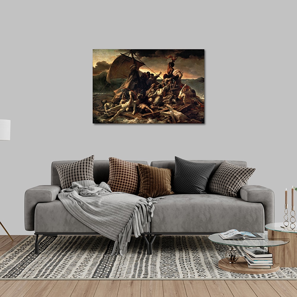 “The Raft of the Medusa” – Umut ile Çaresizlik Arasında (Kanvas Baskı) Tablo