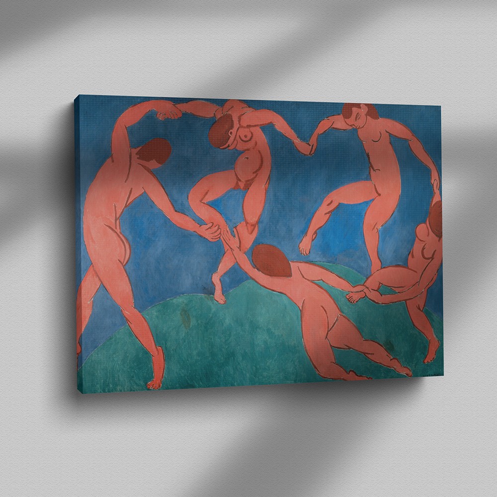 “The Dance” – Renkle Atan Ritmik Bir Kalp | Henri Matisse (Kanvas Baskı) Tablo