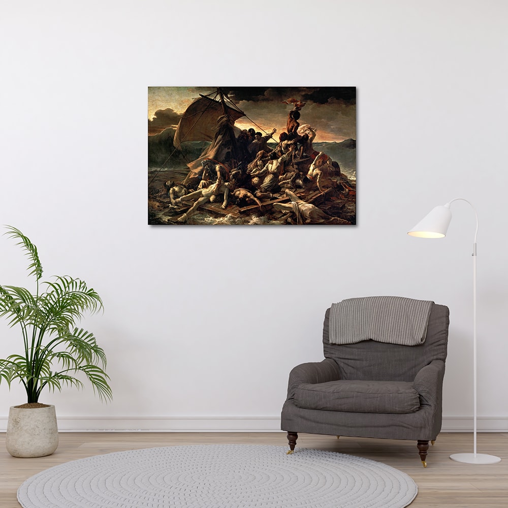 “The Raft of the Medusa” – Umut ile Çaresizlik Arasında (Kanvas Baskı) Tablo