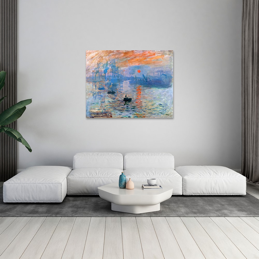  “Impression, Sunrise” – Bir Sanat Devriminin İlk Işığı (Kanvas Baskı) Tablo