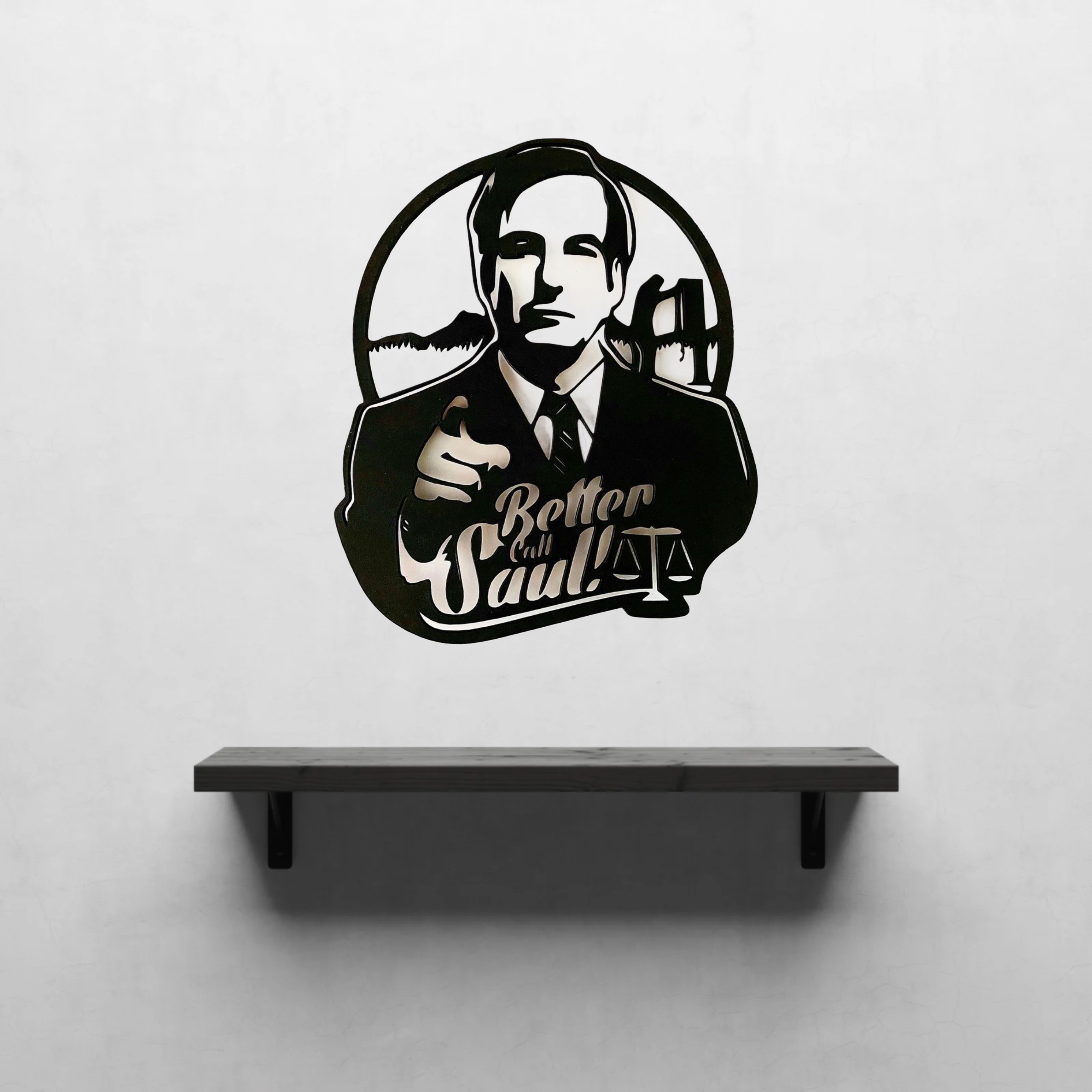 ''Better Call Saul'' - (Lazer Kesim) Ahşap Tablo